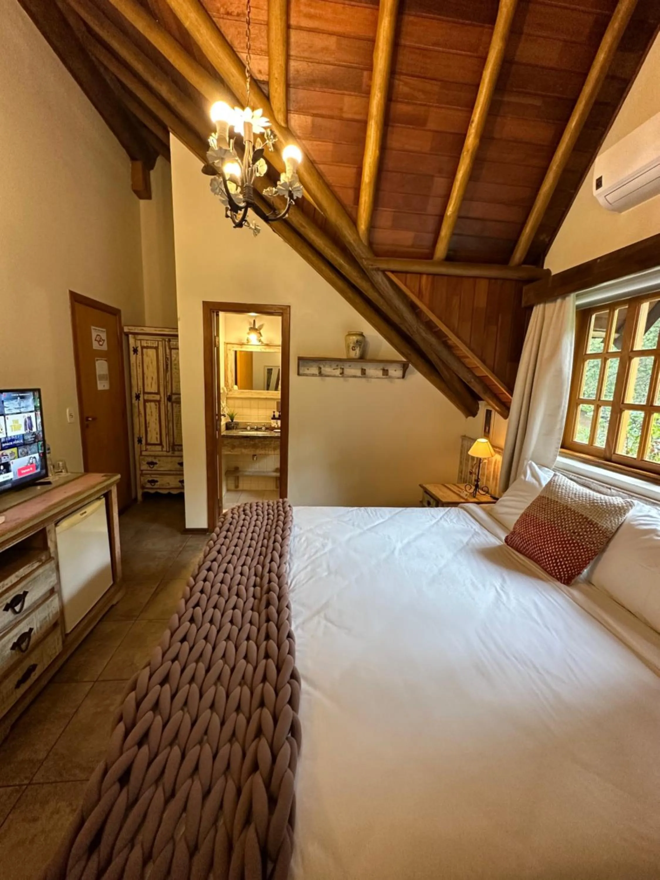 Bed in Pousada Da Pedra