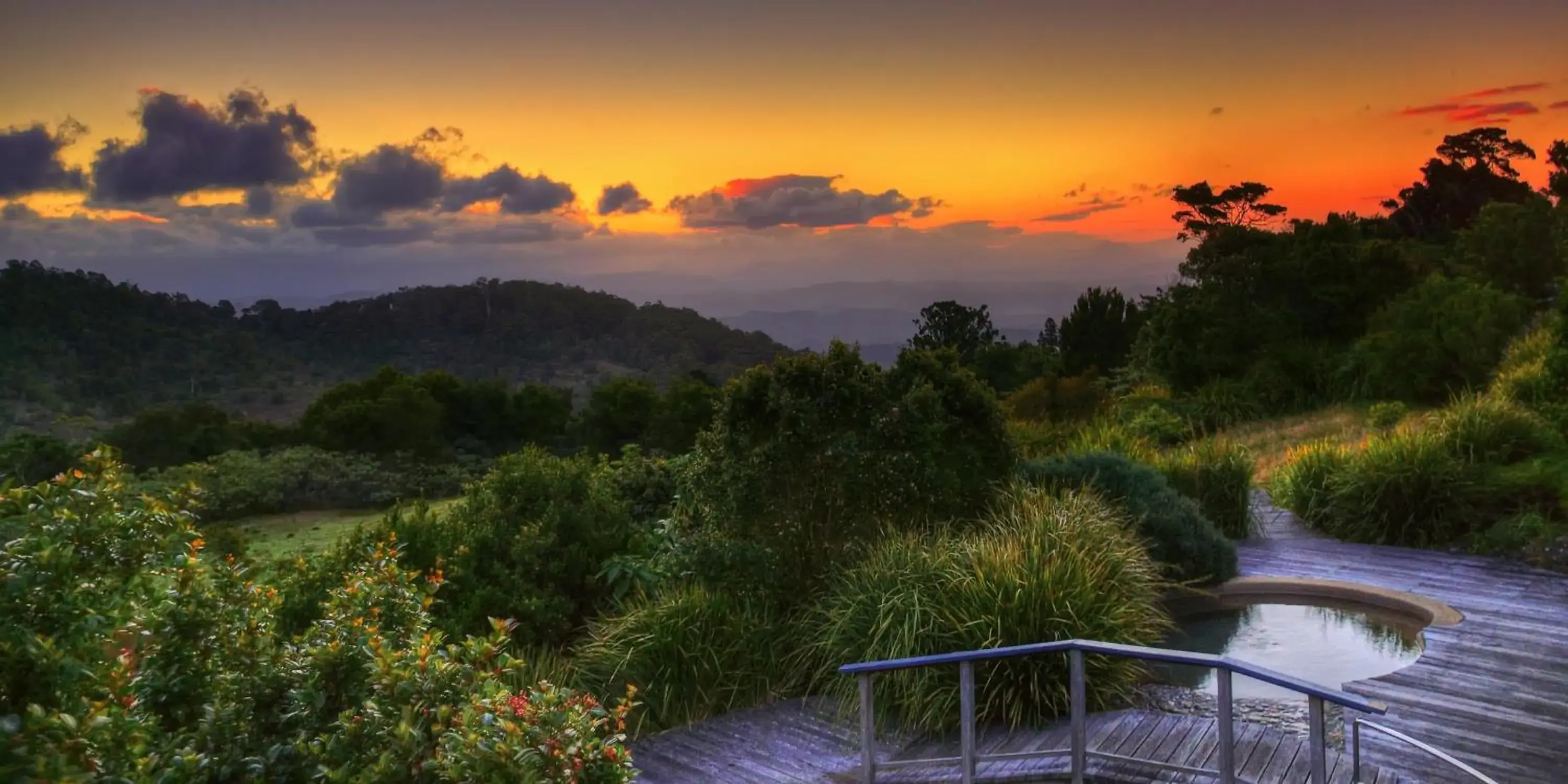 Swimming pool in O'Reilly's Rainforest Retreat Swimming pool in O'Reilly's Rainforest Retreat