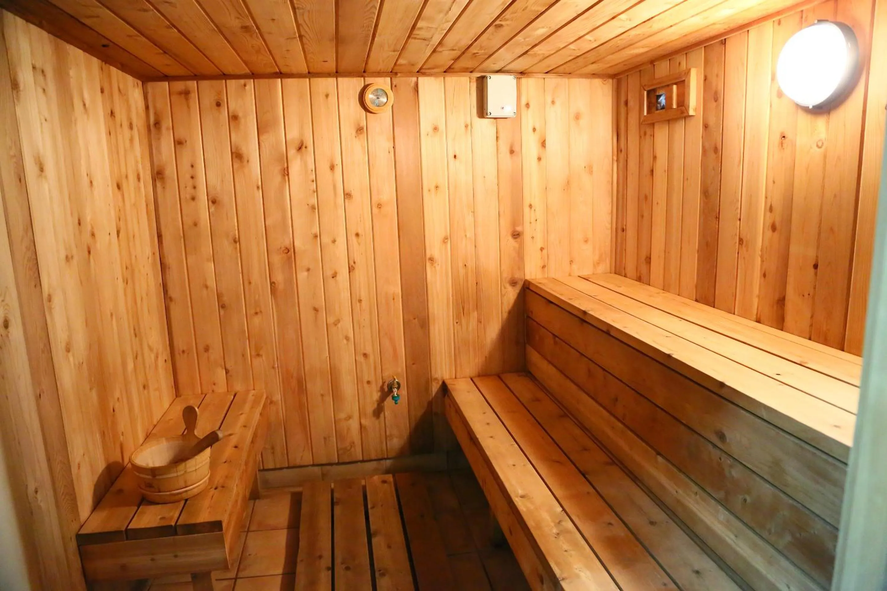 Sauna in Equinox Resort