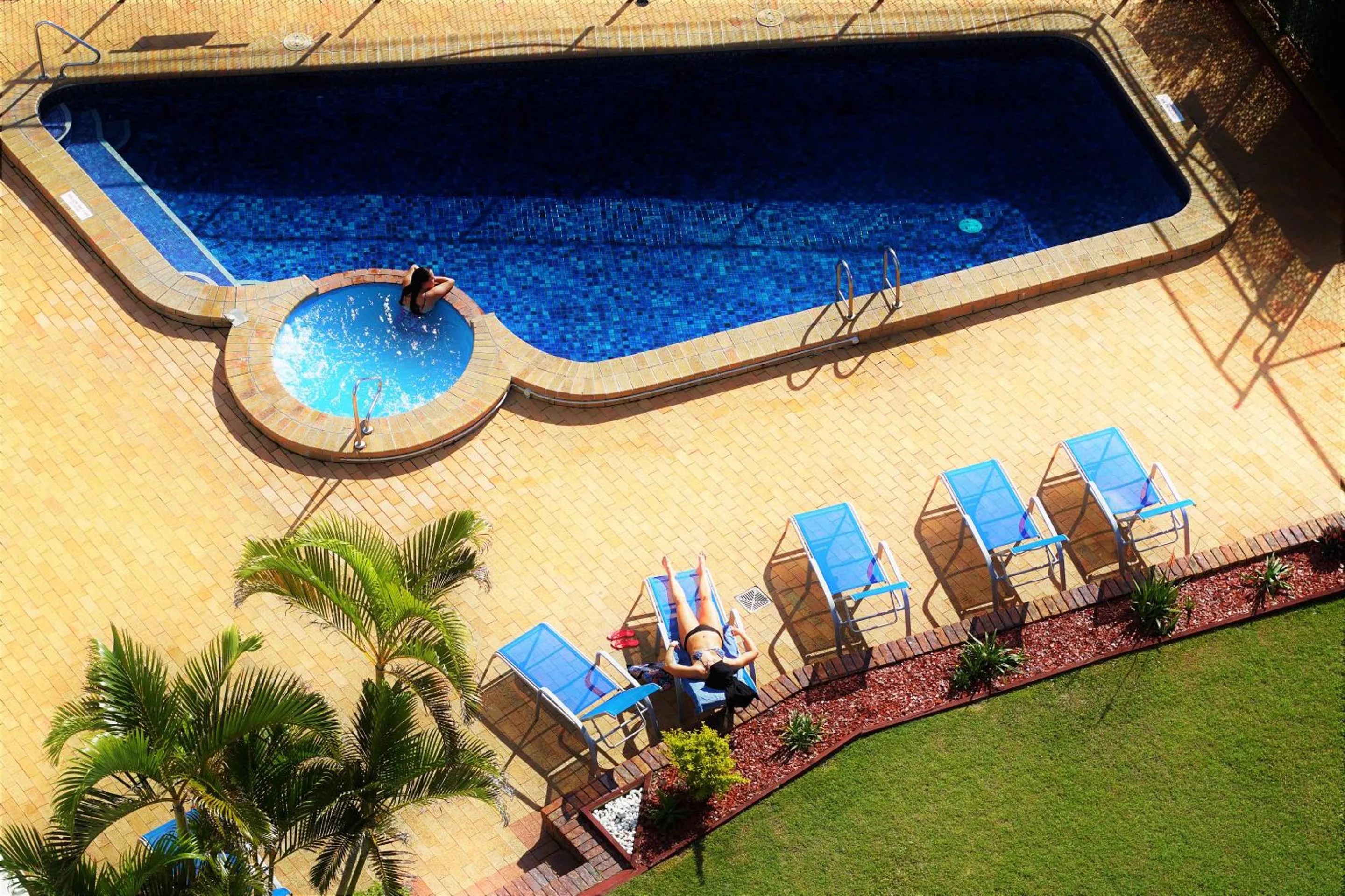 Swimming pool in Equinox Resort