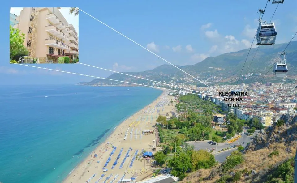 Location in Kleopatra Carina Hotel