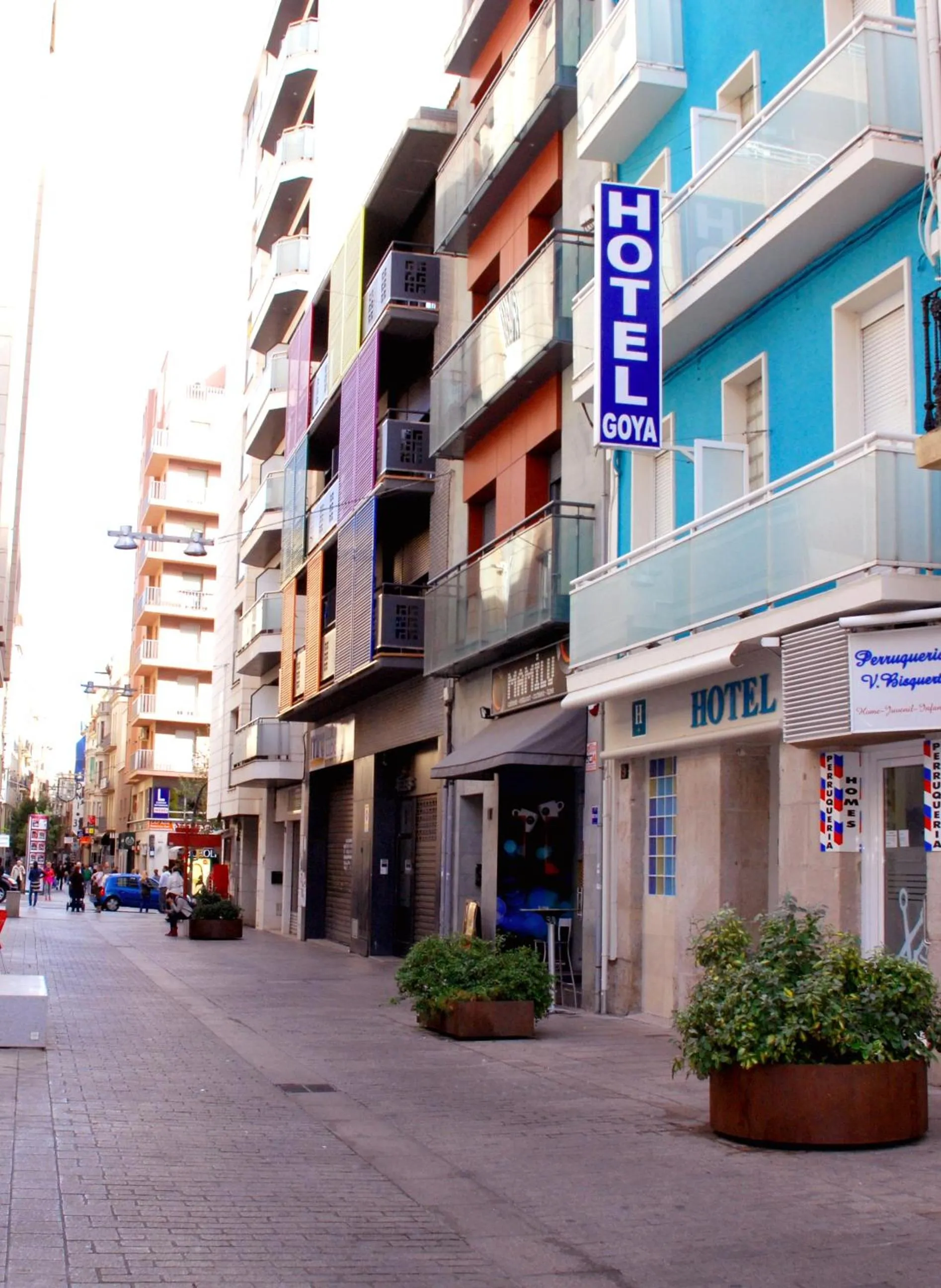 Property building in Hotel Goya
