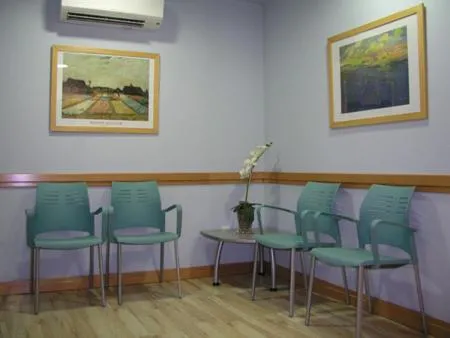 Seating area in Hotel Goya