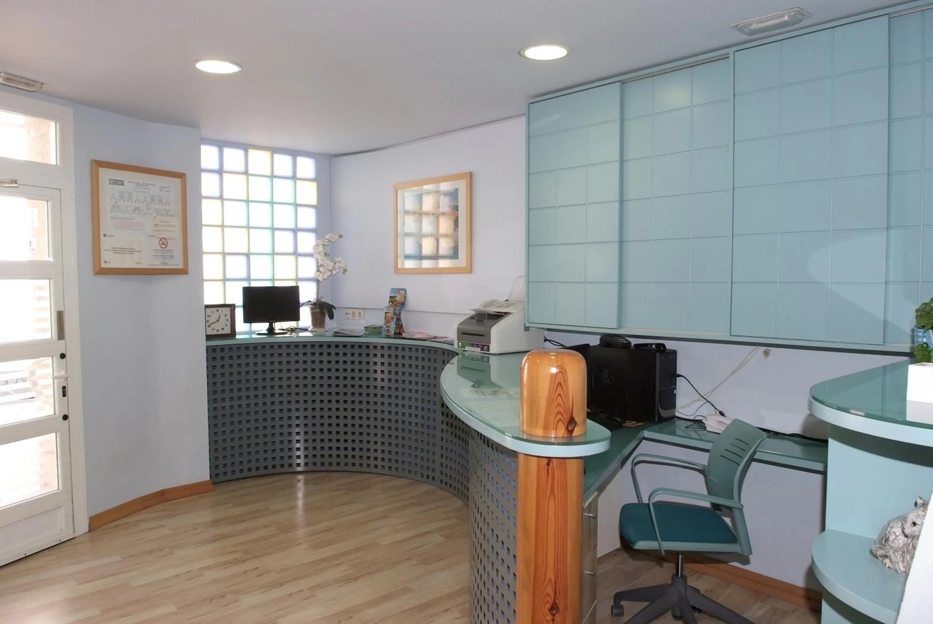 Lobby or reception in Hotel Goya