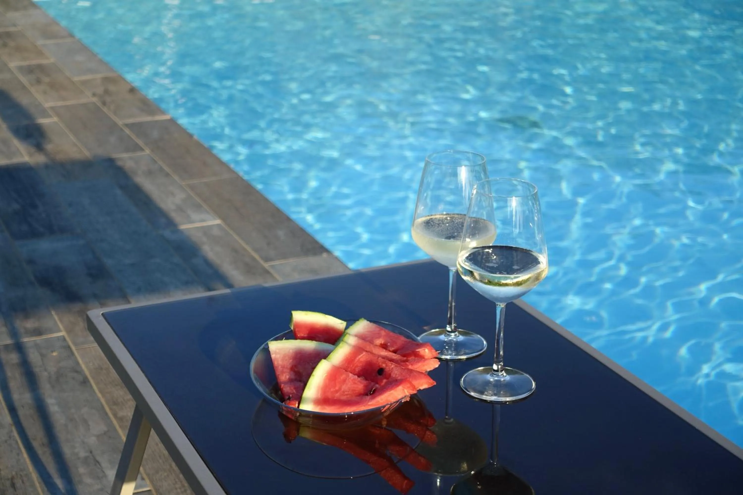 Pool view in Pool & Garden Villa Lelia