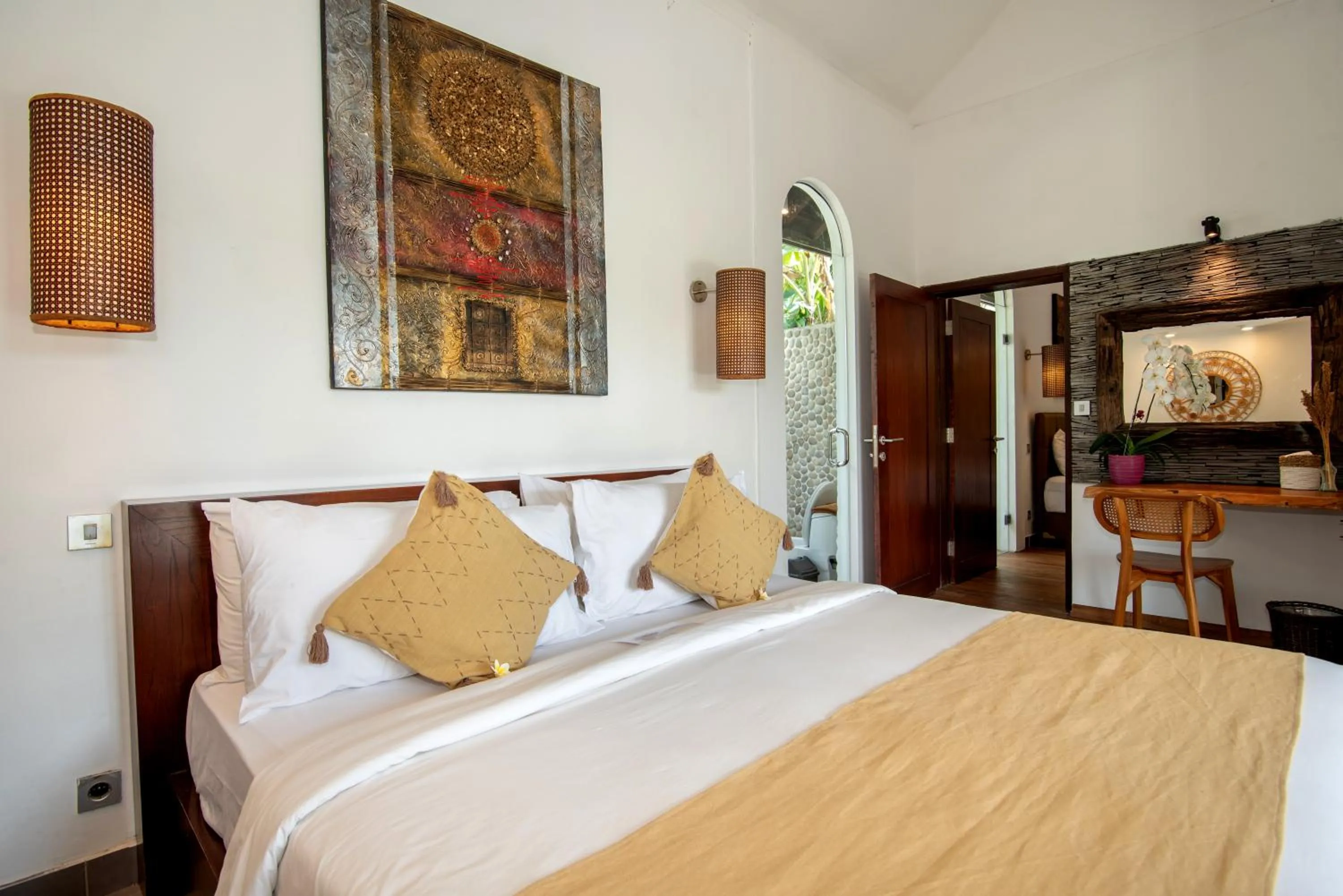 Bedroom, Bed in The Samara Villas & Restaurant