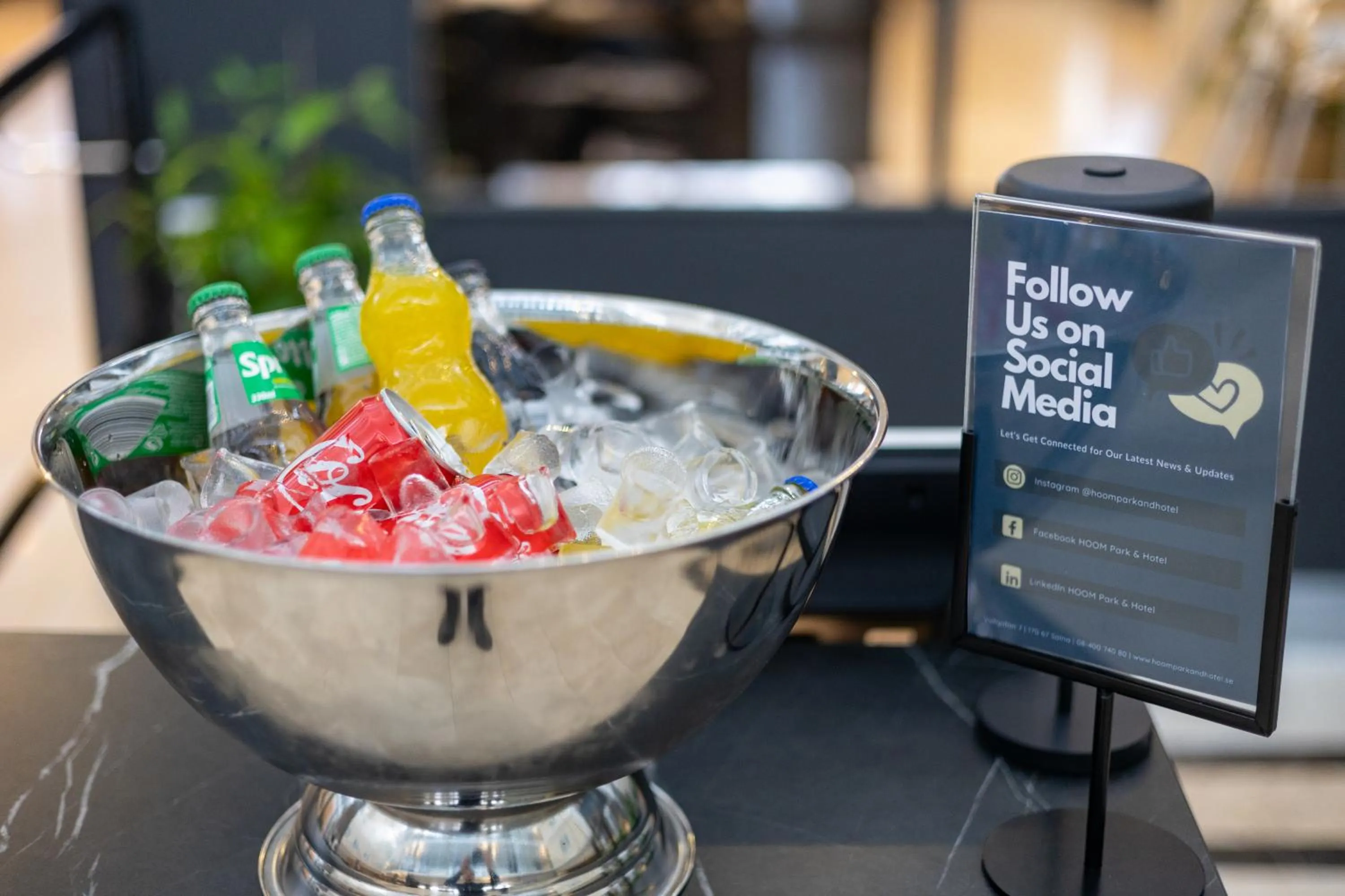 Drinks in Solna Park & Hotel