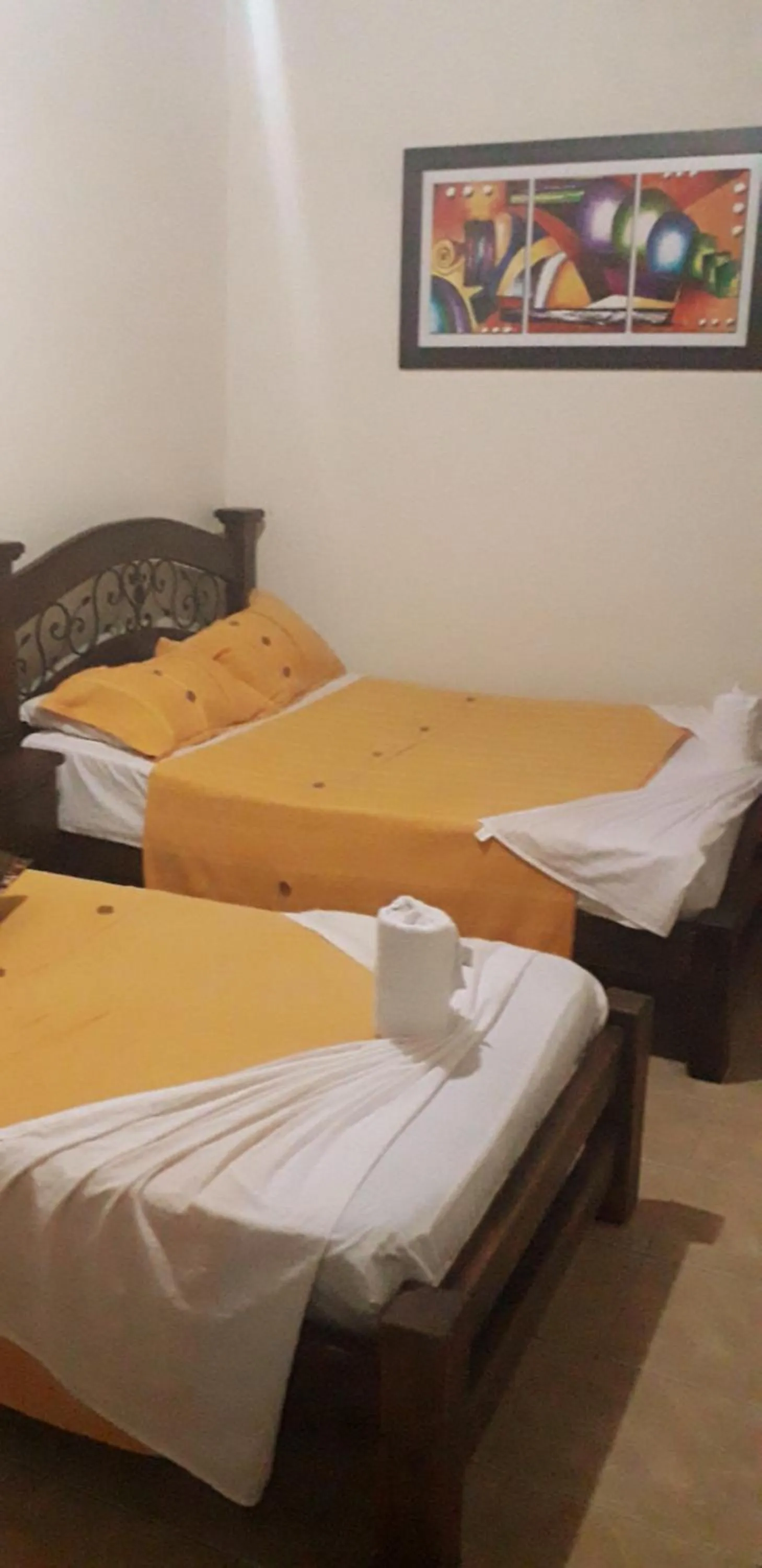 Bed in Hotel D' Oscar