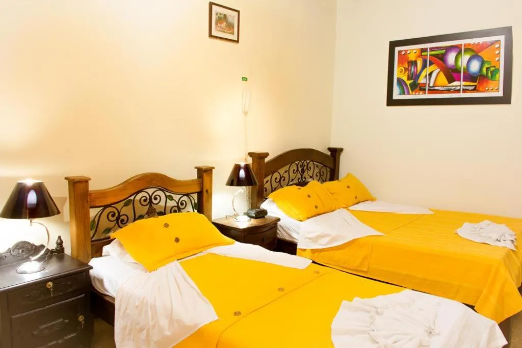 Bed in Hotel D' Oscar