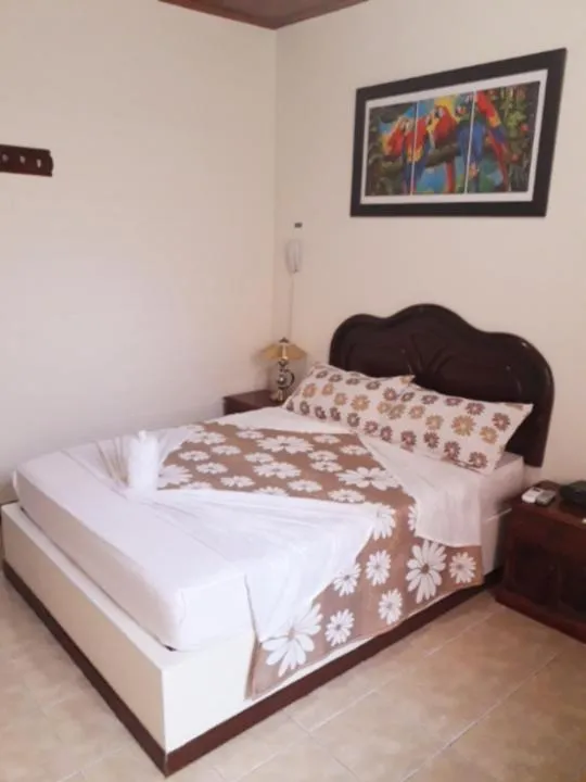 Bed in Hotel D' Oscar