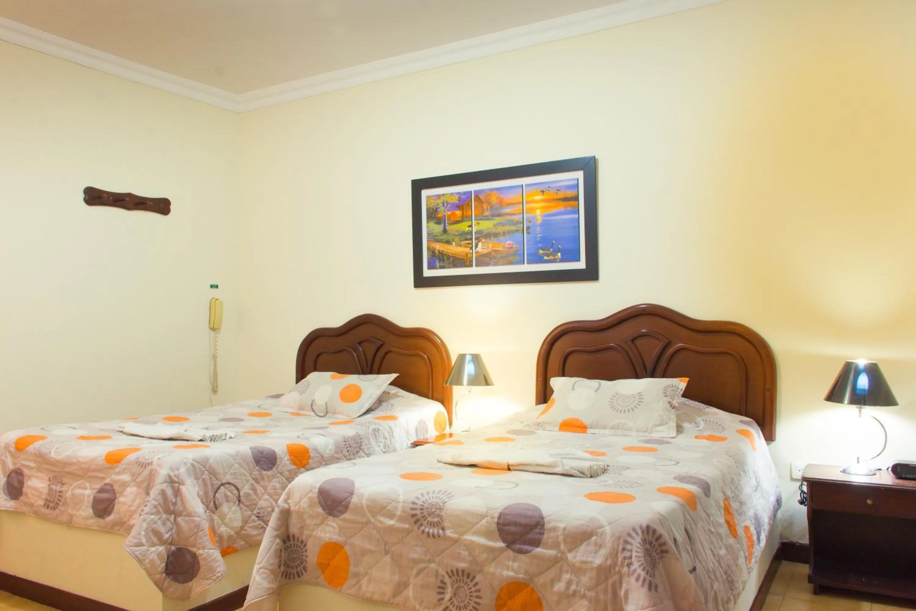 Bed in Hotel D' Oscar