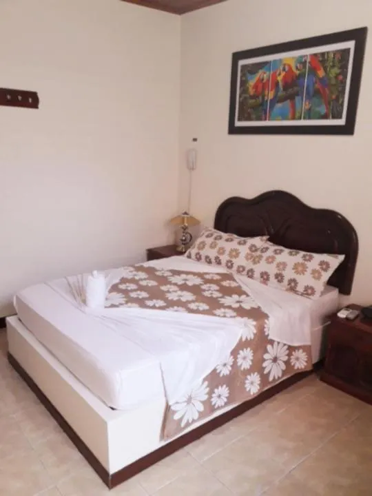 Bed in Hotel D' Oscar