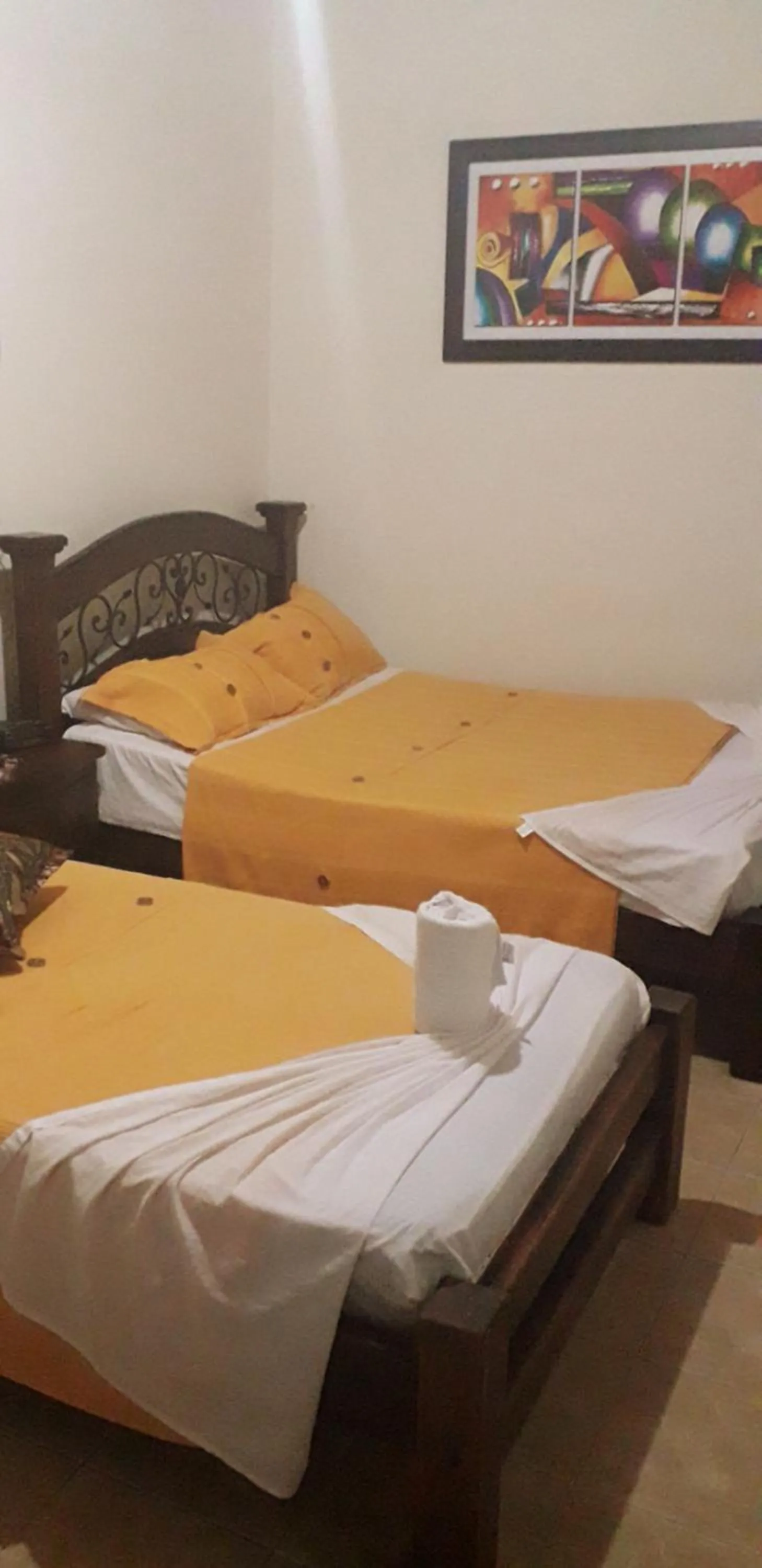 Bed in Hotel D' Oscar