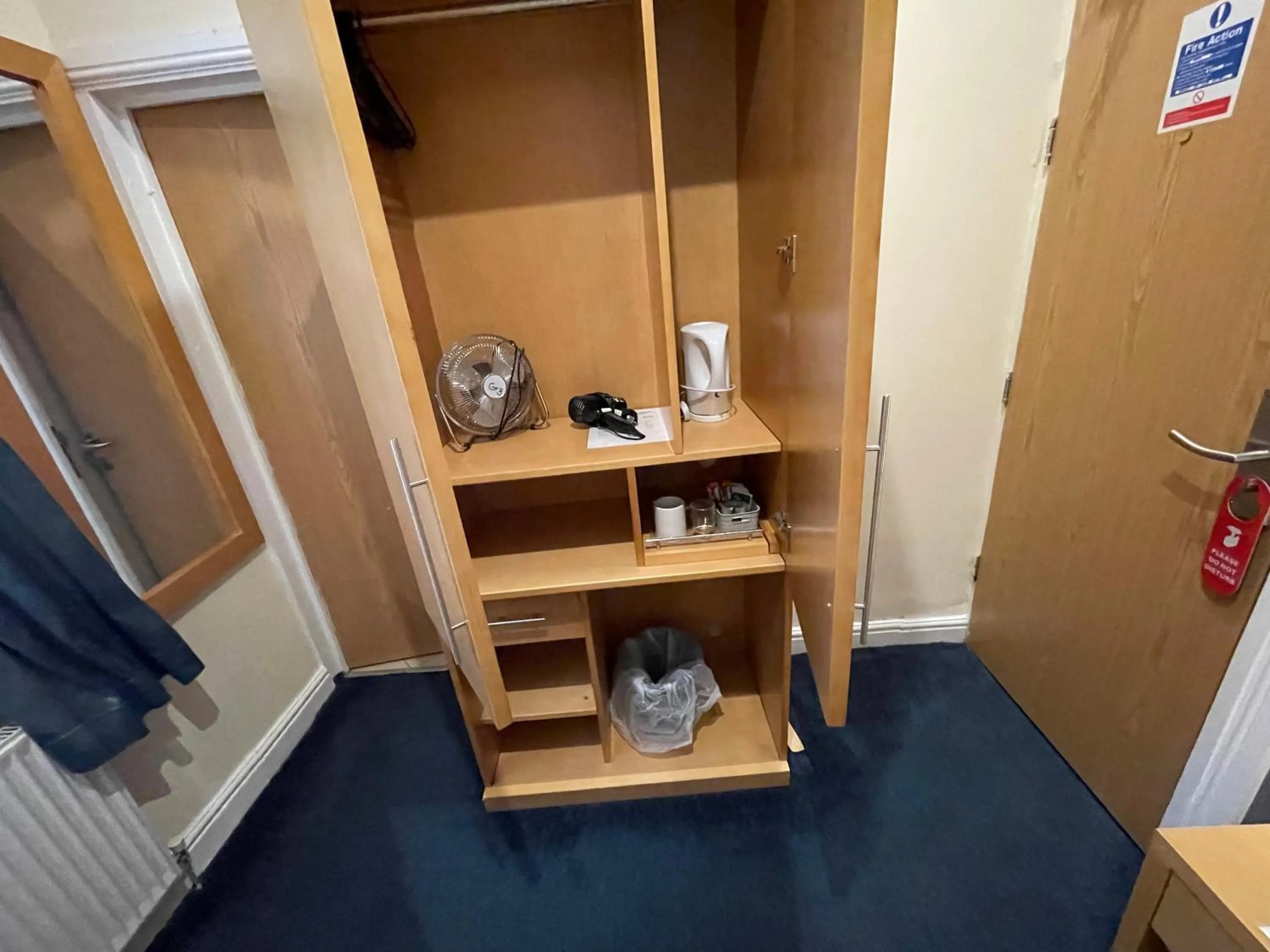 wardrobe in Iris Hotel Llandudno