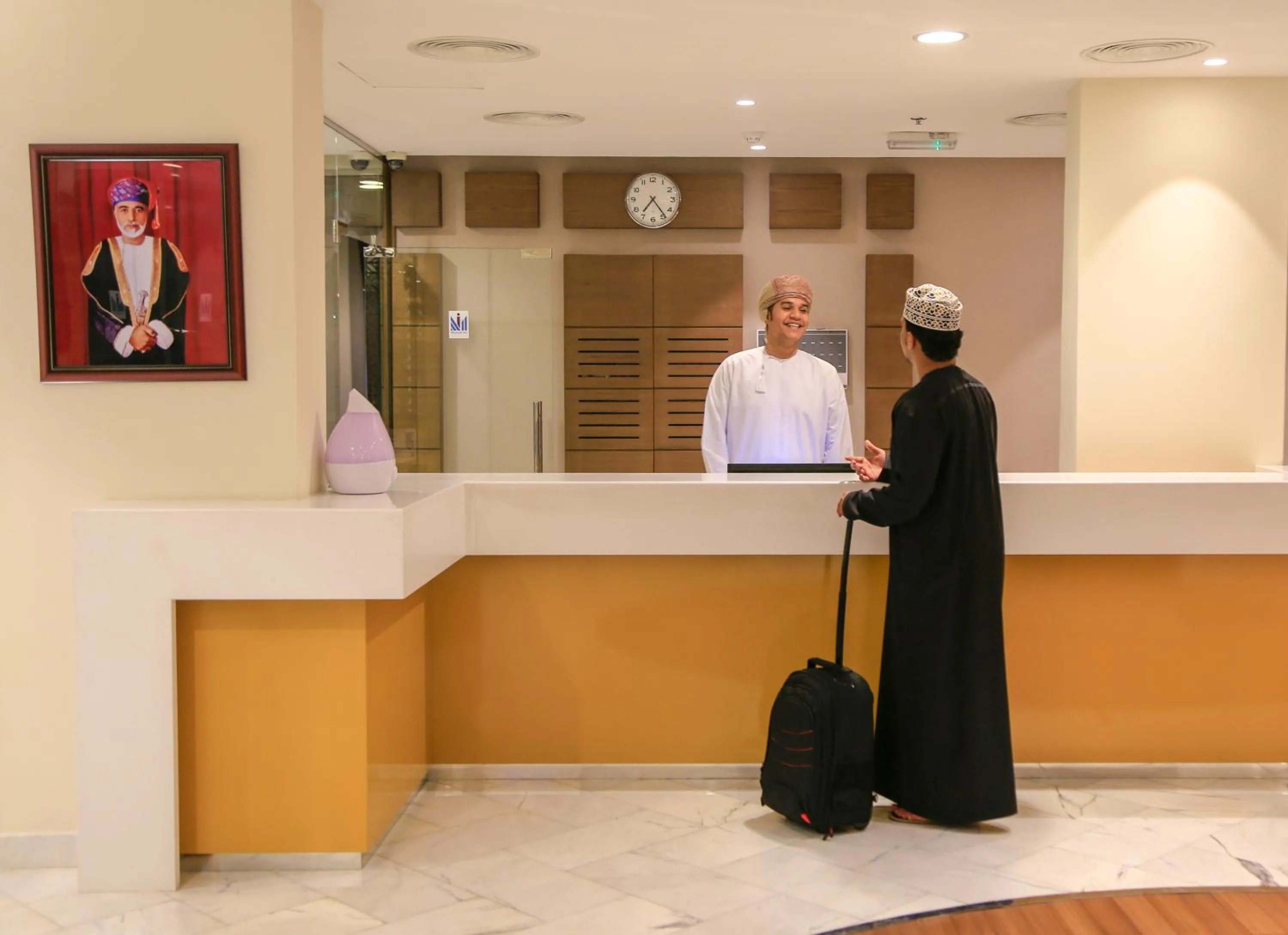 Staff in Muscat Inn Hotel