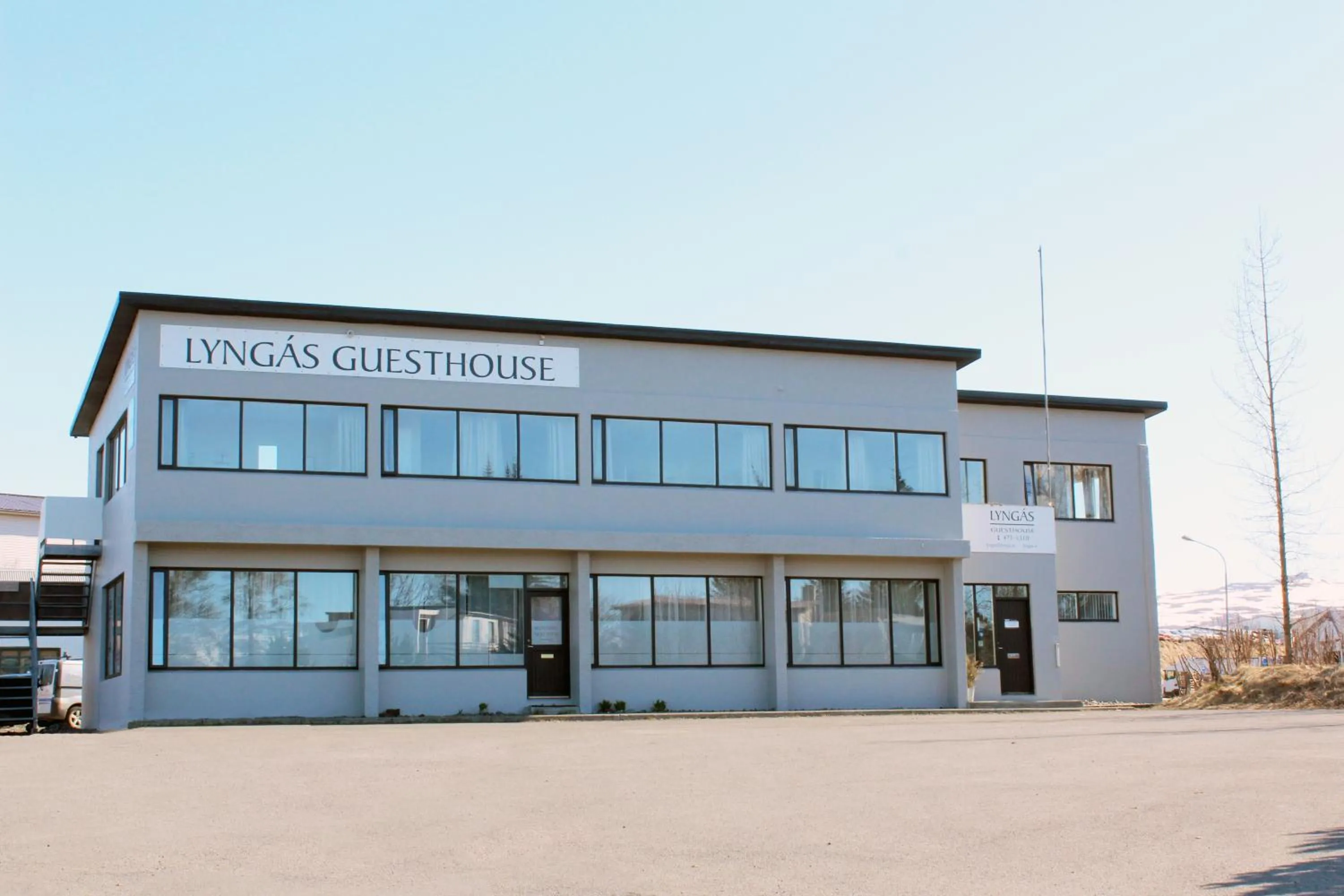 Property building in Lyngás Guesthouse