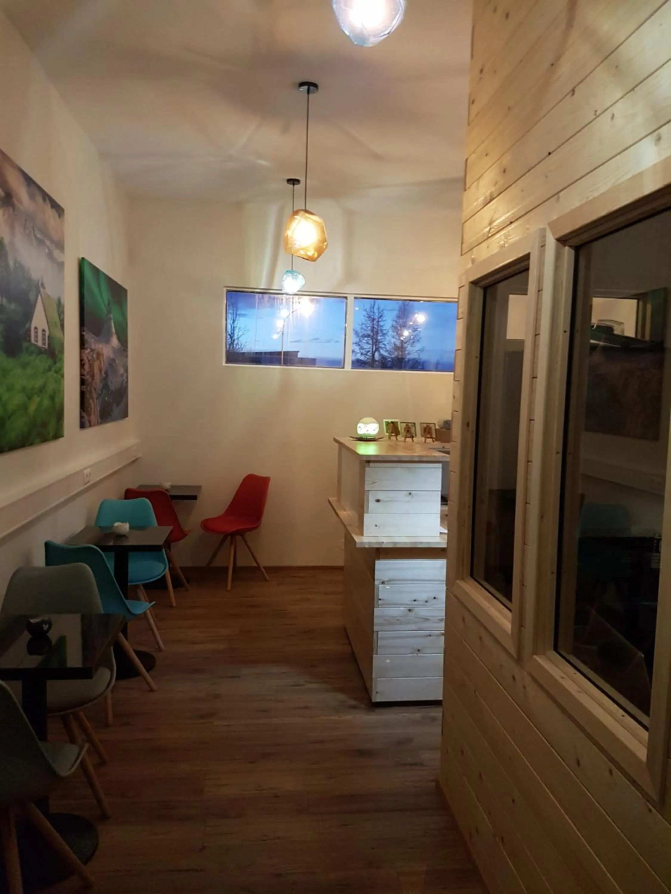 Lobby or reception in Lyngás Guesthouse