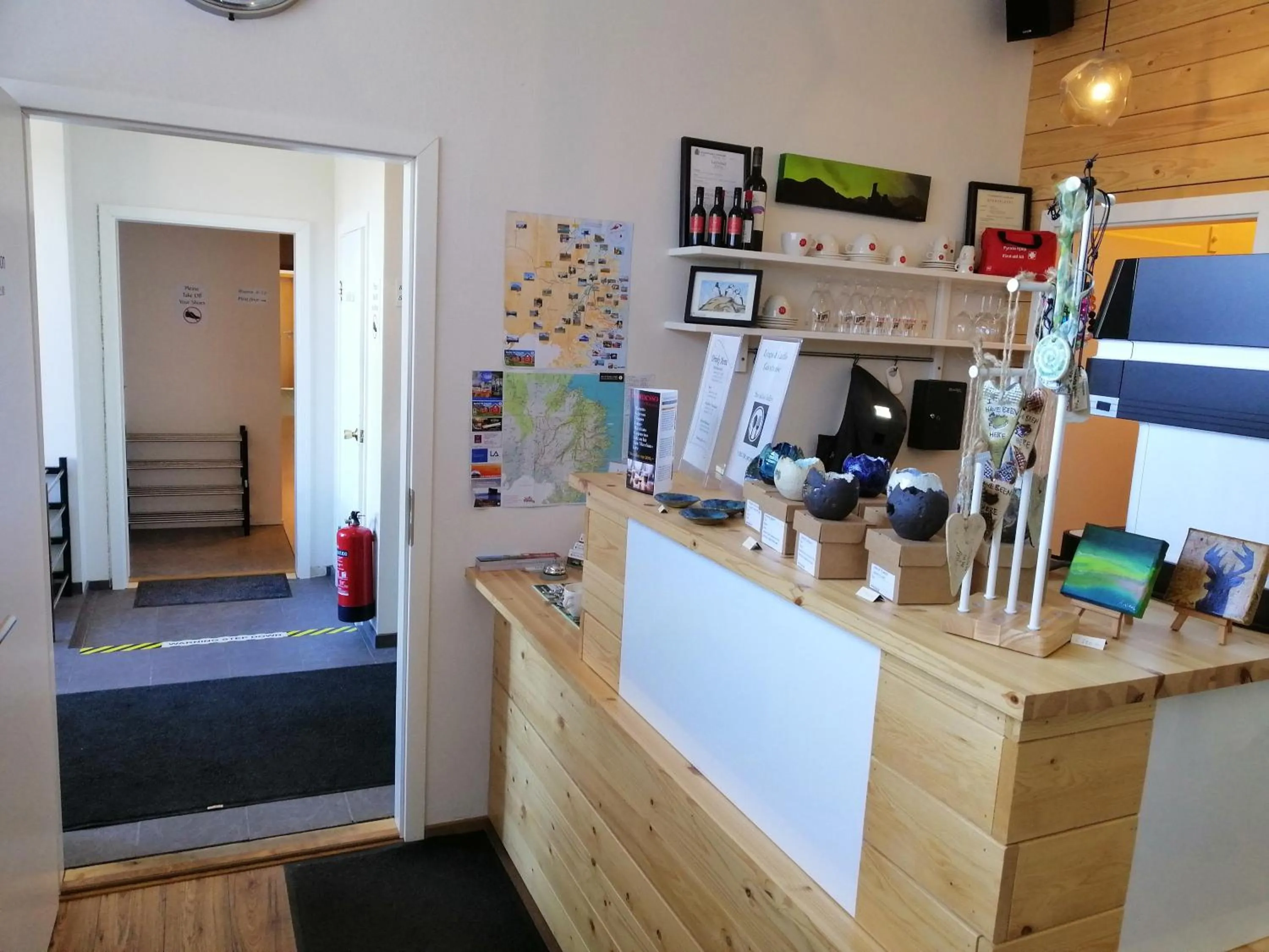 Lobby or reception in Lyngás Guesthouse