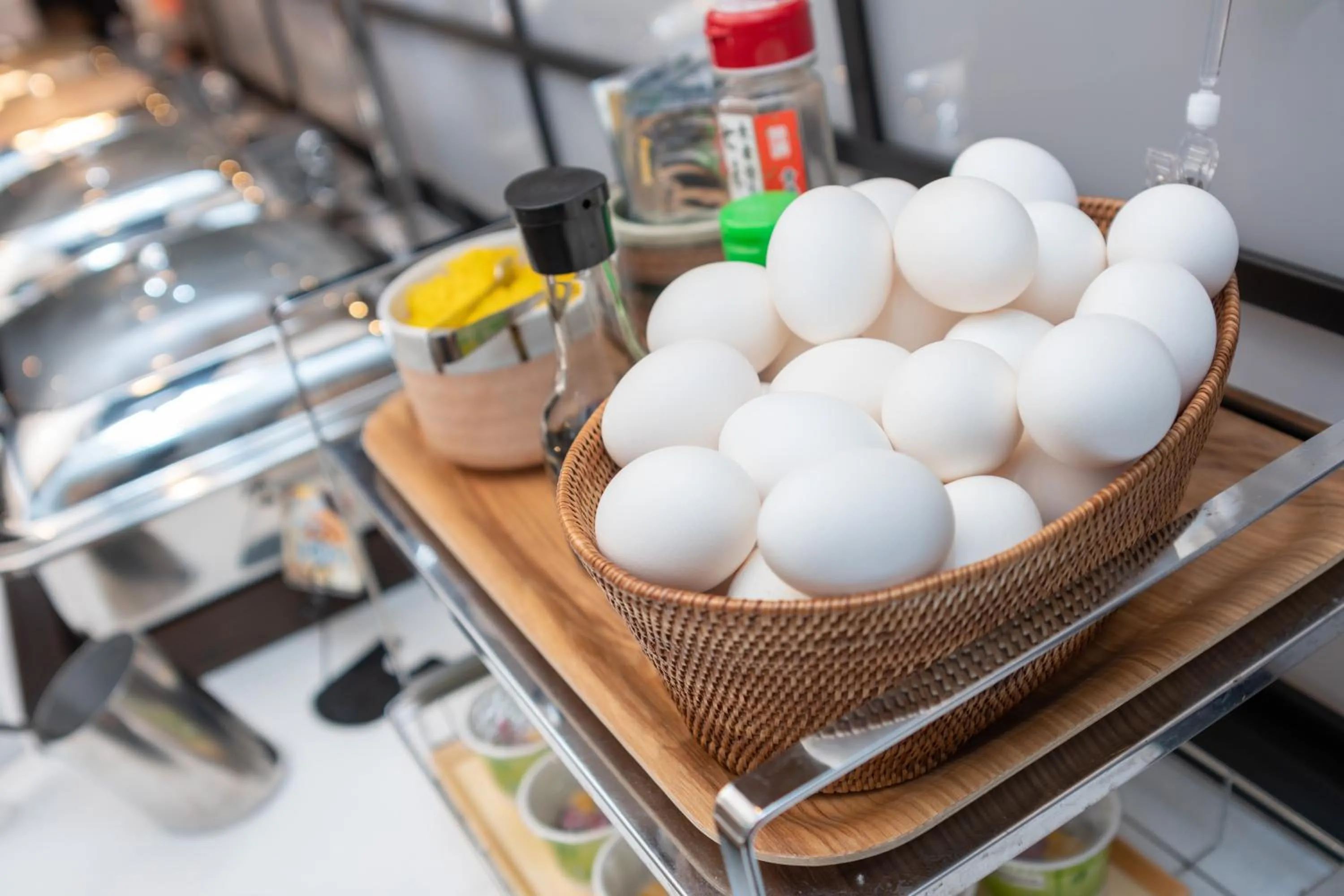 Buffet breakfast in Super Hotel Kobe