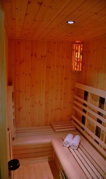 Sauna, Bed in Hotel Maxim