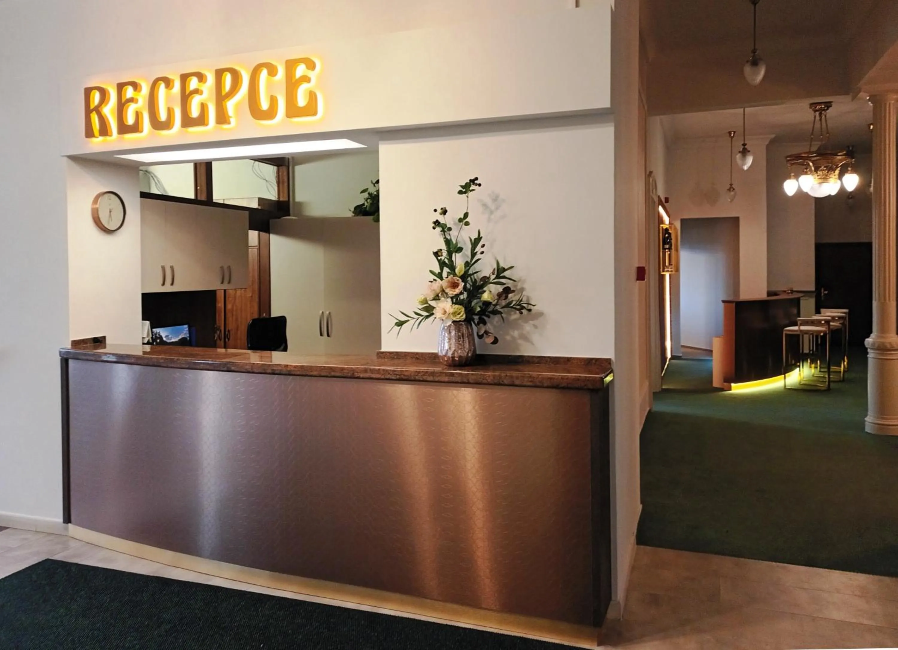 Lobby or reception in Hotel Maxim