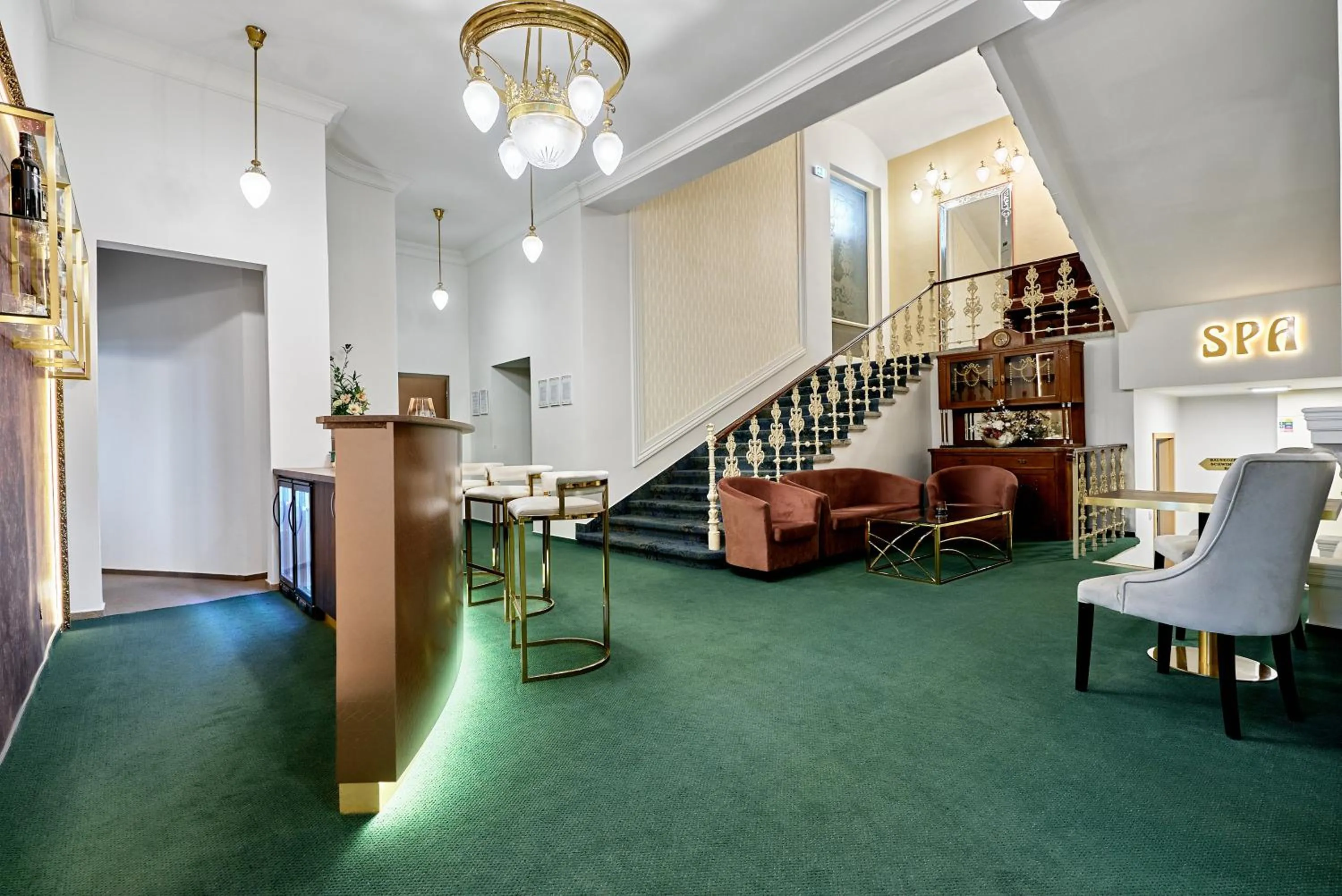 Lobby or reception in Hotel Maxim