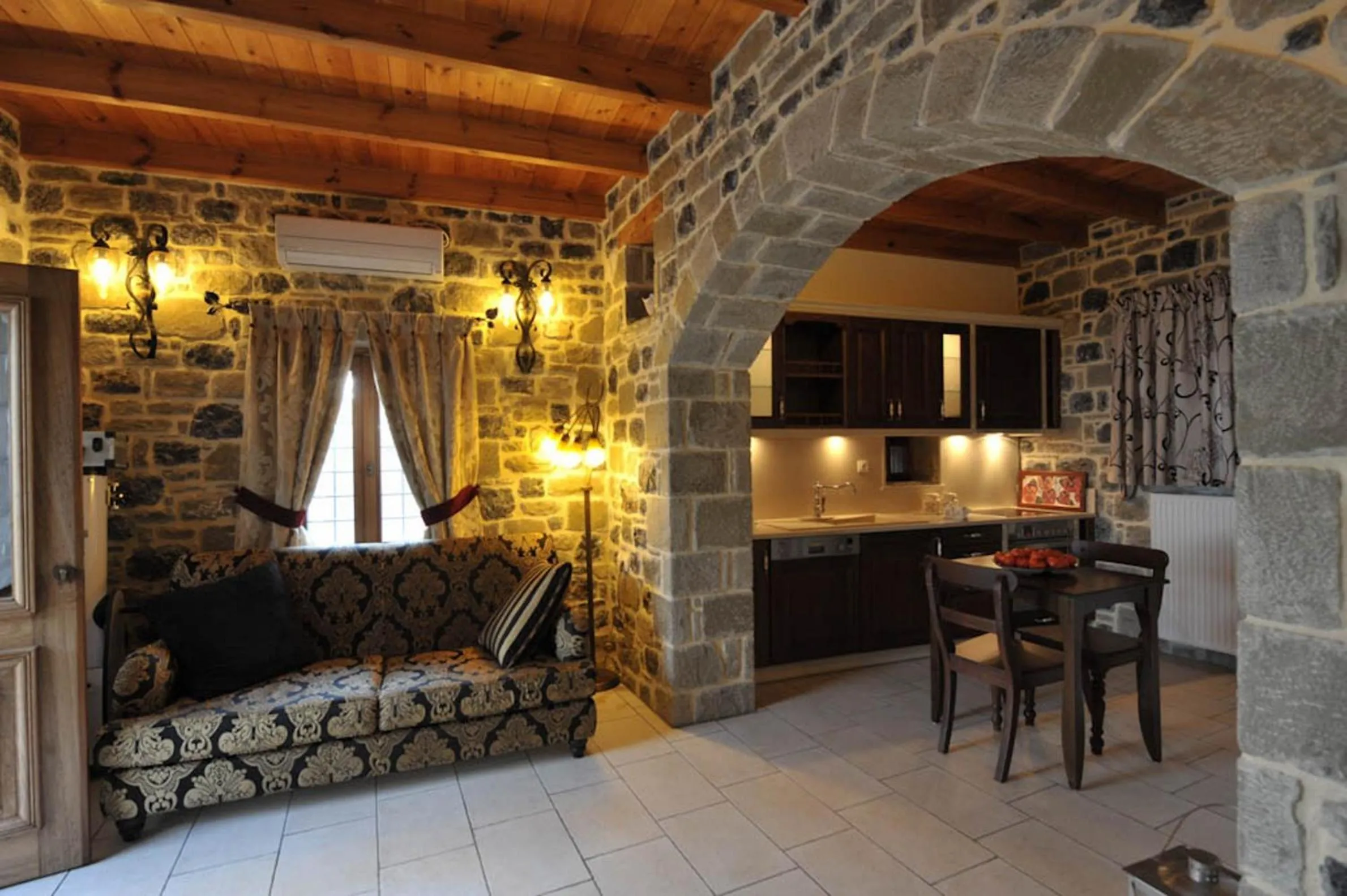 Living room in Diktynna Traditional Villas