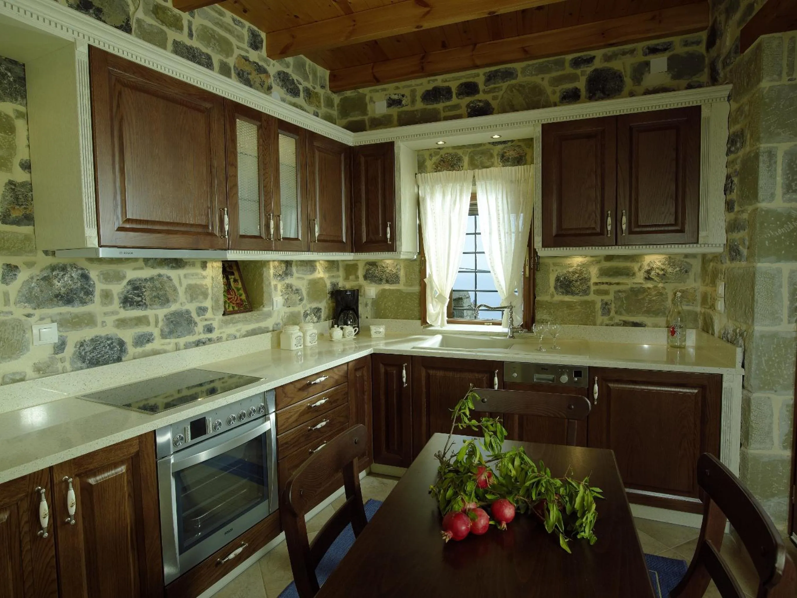 Kitchen or kitchenette in Diktynna Traditional Villas