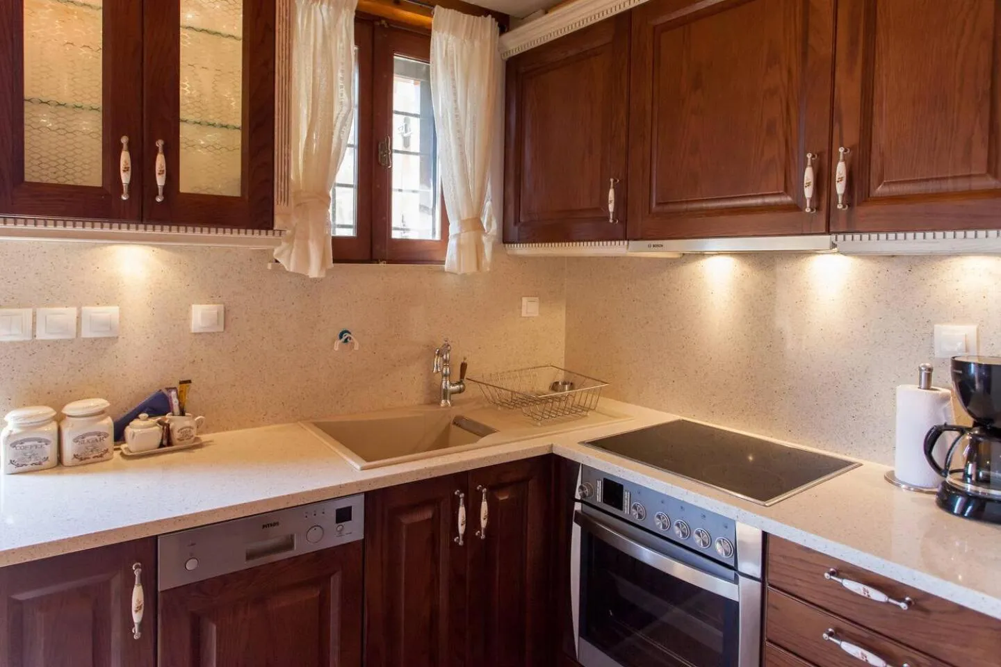 Kitchen or kitchenette in Diktynna Traditional Villas