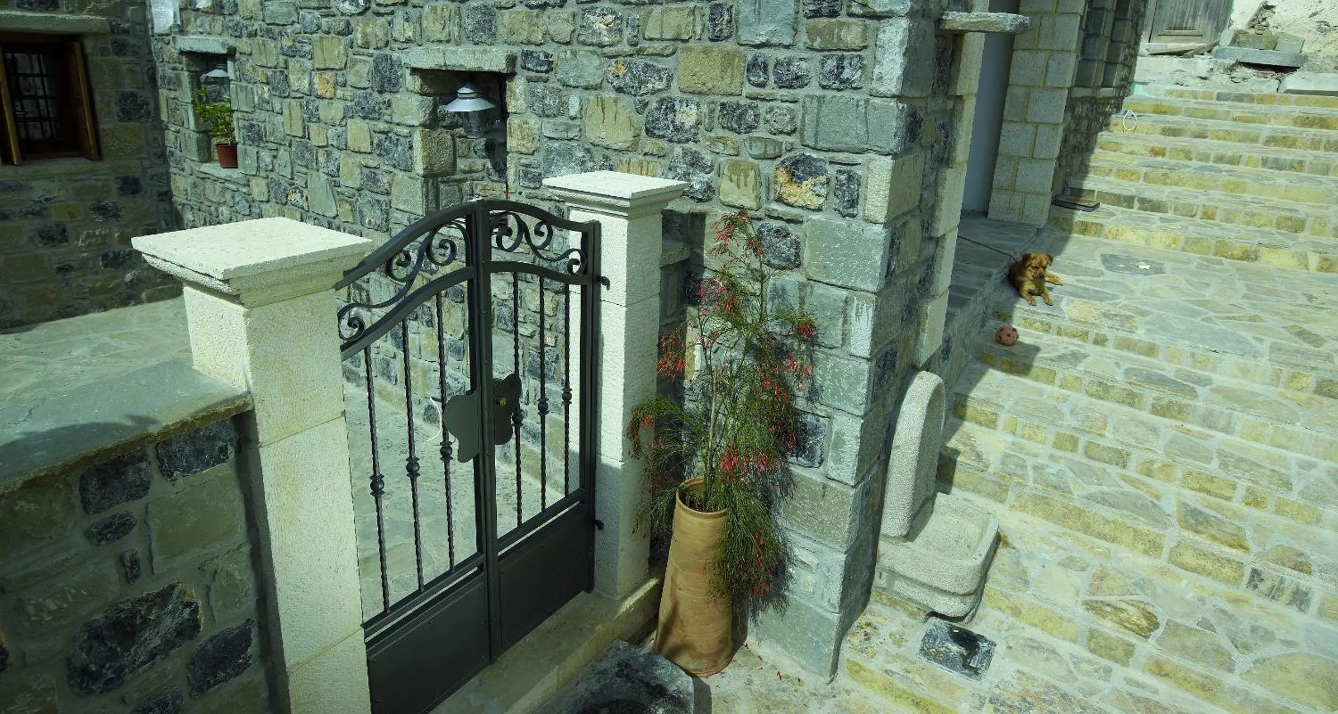 Lobby or reception in Diktynna Traditional Villas