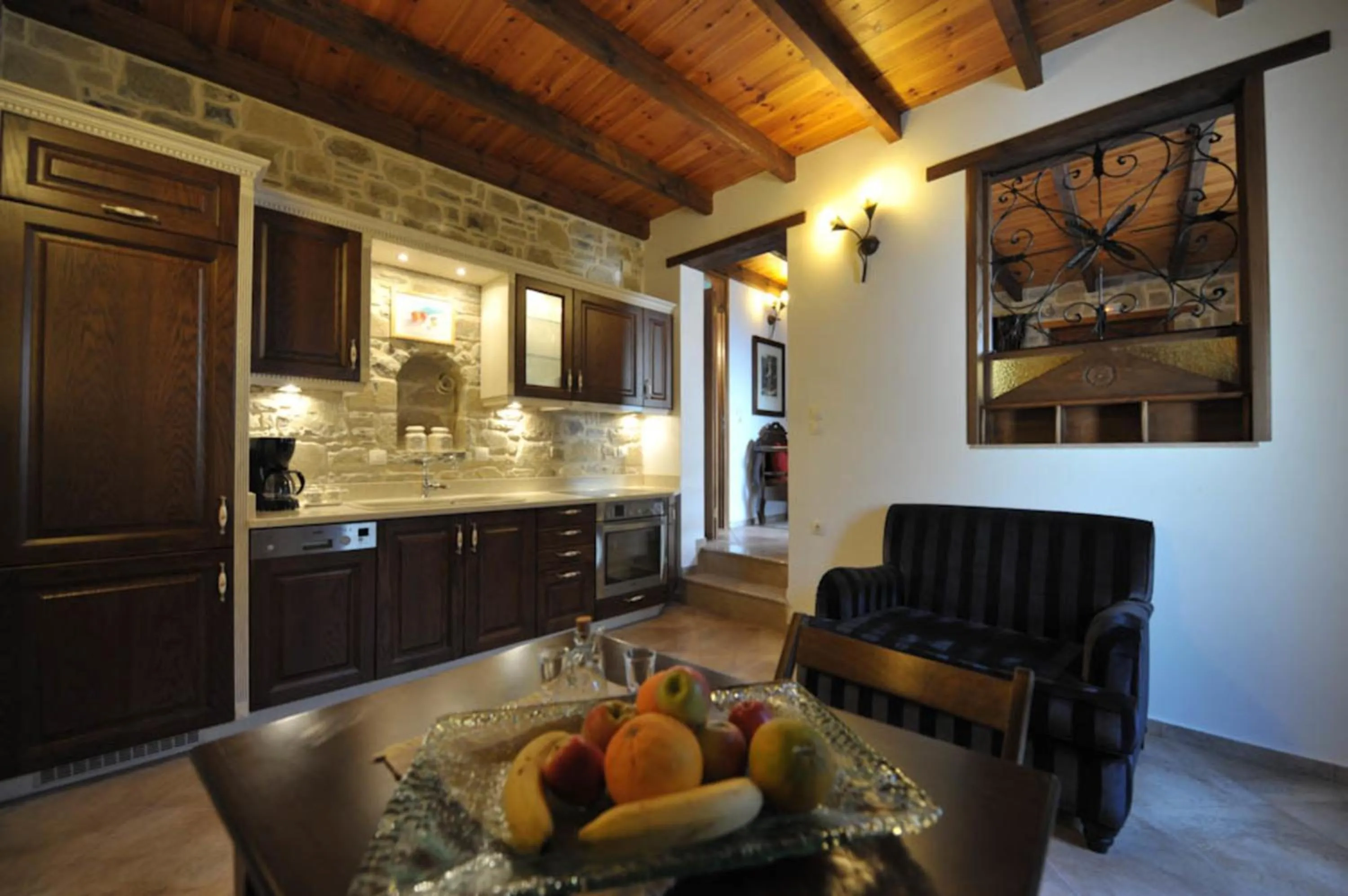 Kitchen or kitchenette in Diktynna Traditional Villas
