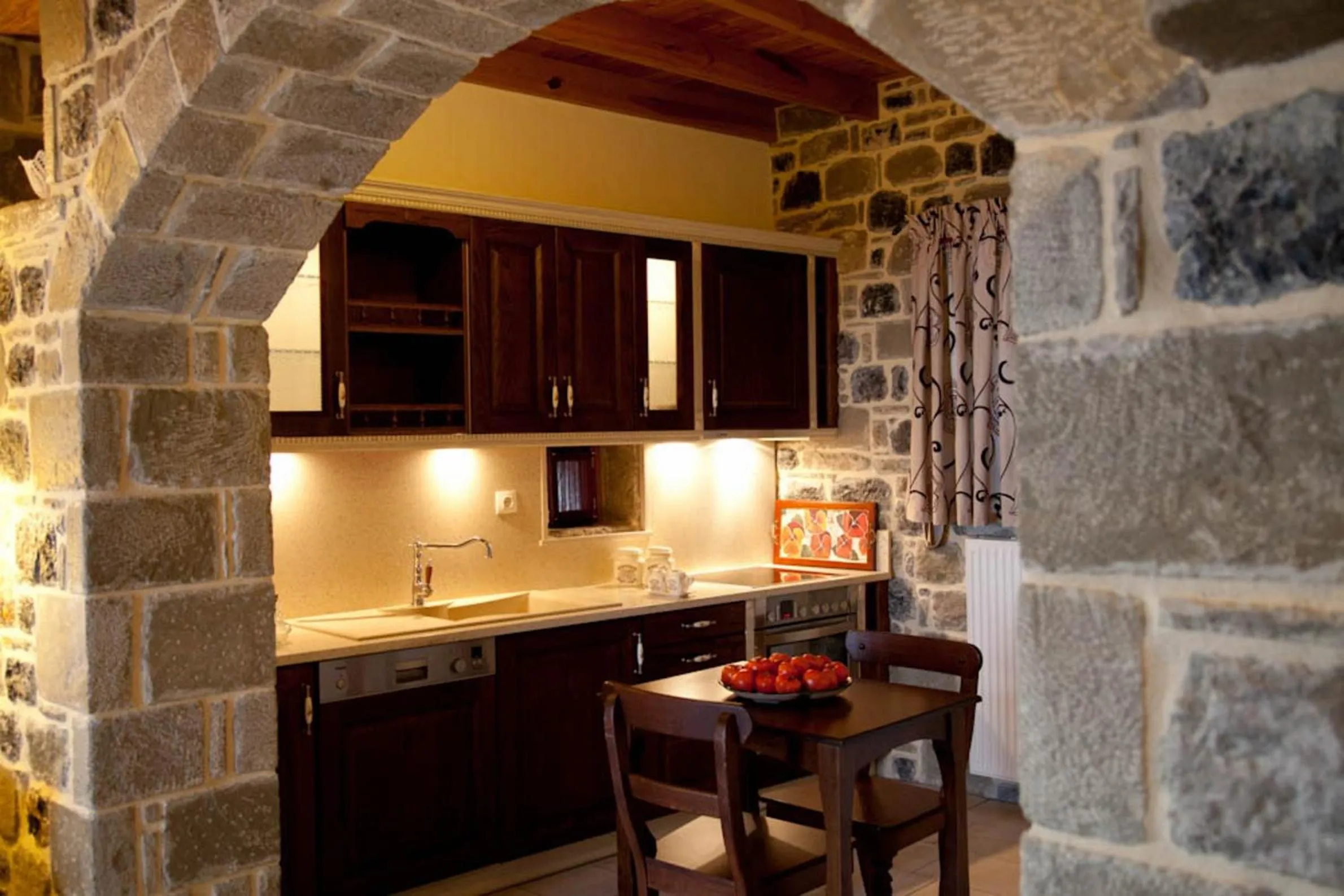 Kitchen or kitchenette in Diktynna Traditional Villas