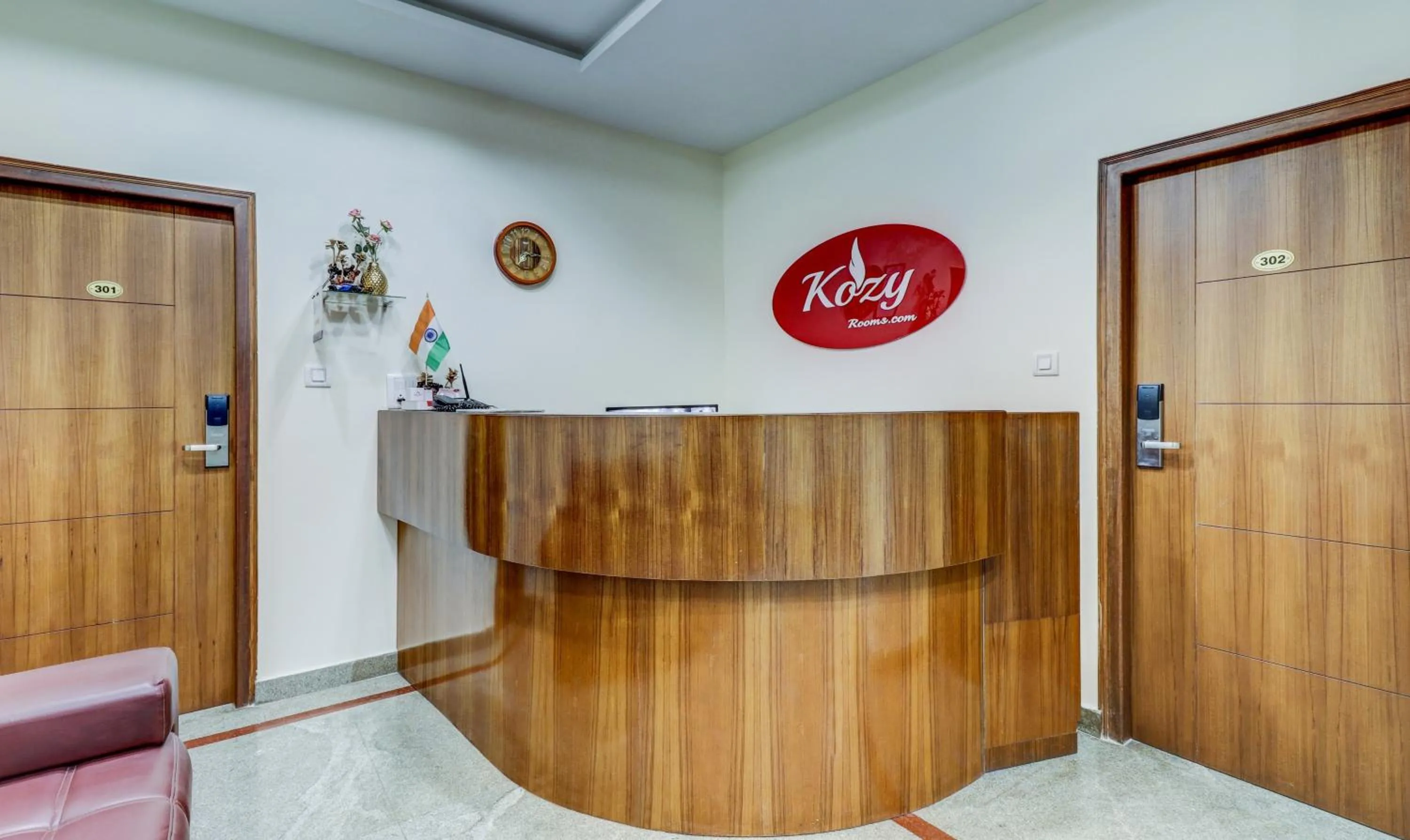 Lobby or reception in Itsy Hotels Kozy Rooms