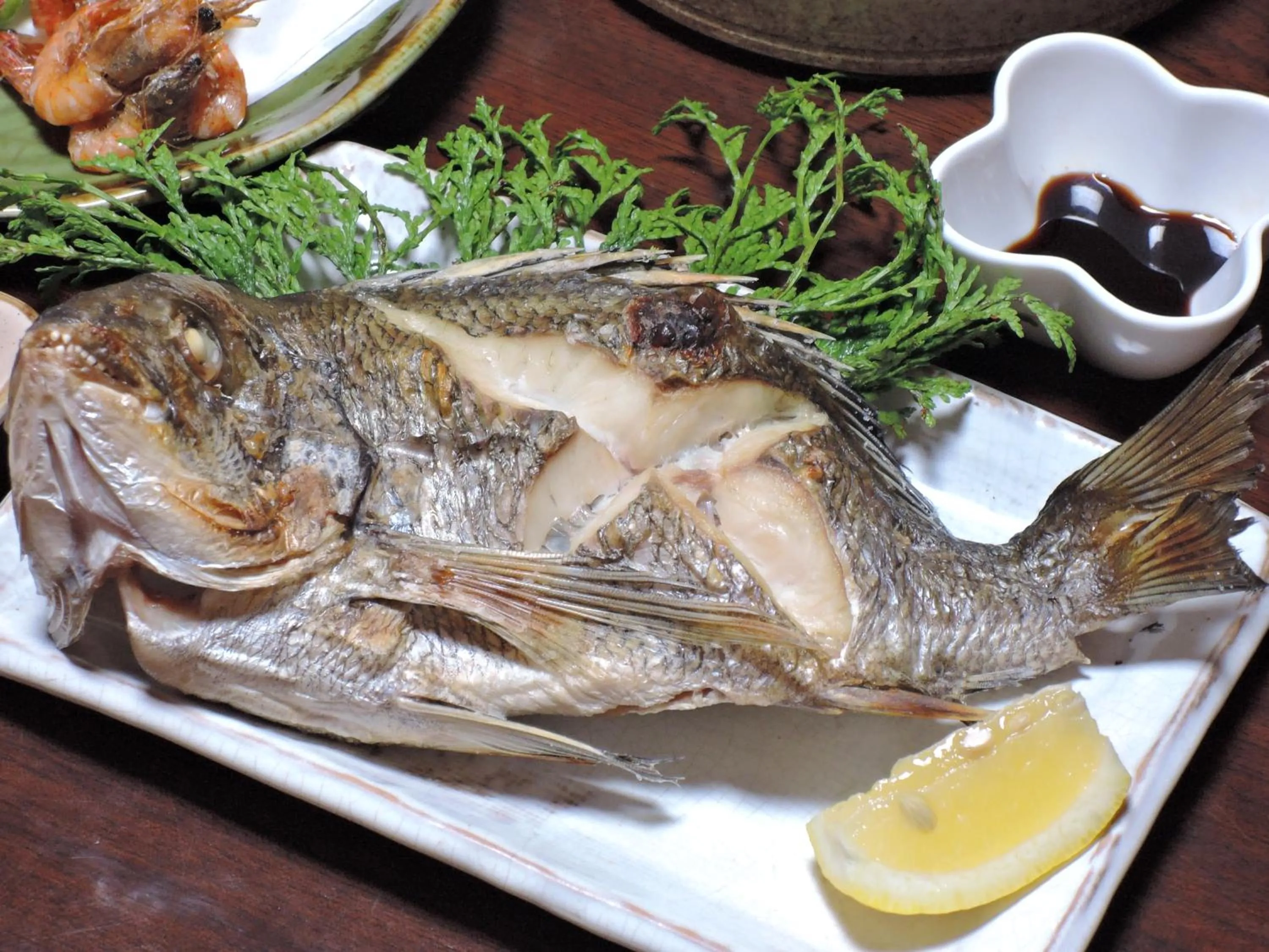 Food close-up in Minshuku Osaki