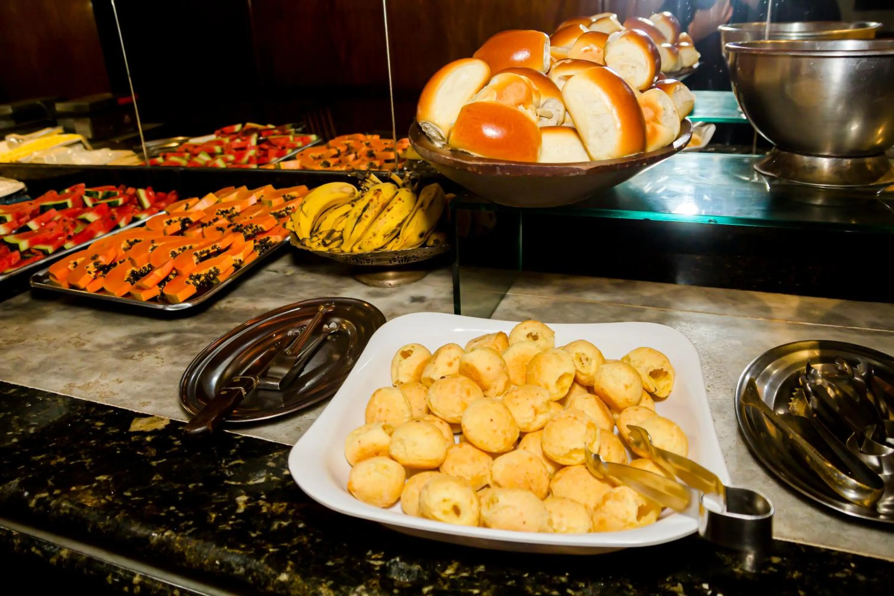 Buffet breakfast in Amazonas Palace Hotel Belo Horizonte - Avenida Amazonas