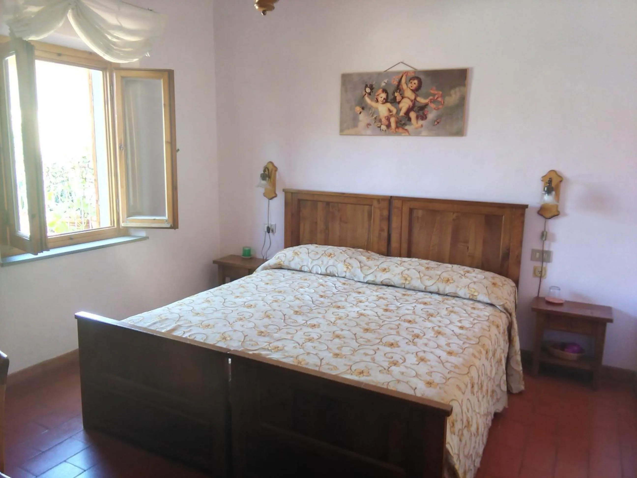 Bed in Albergo Villa Sorriso