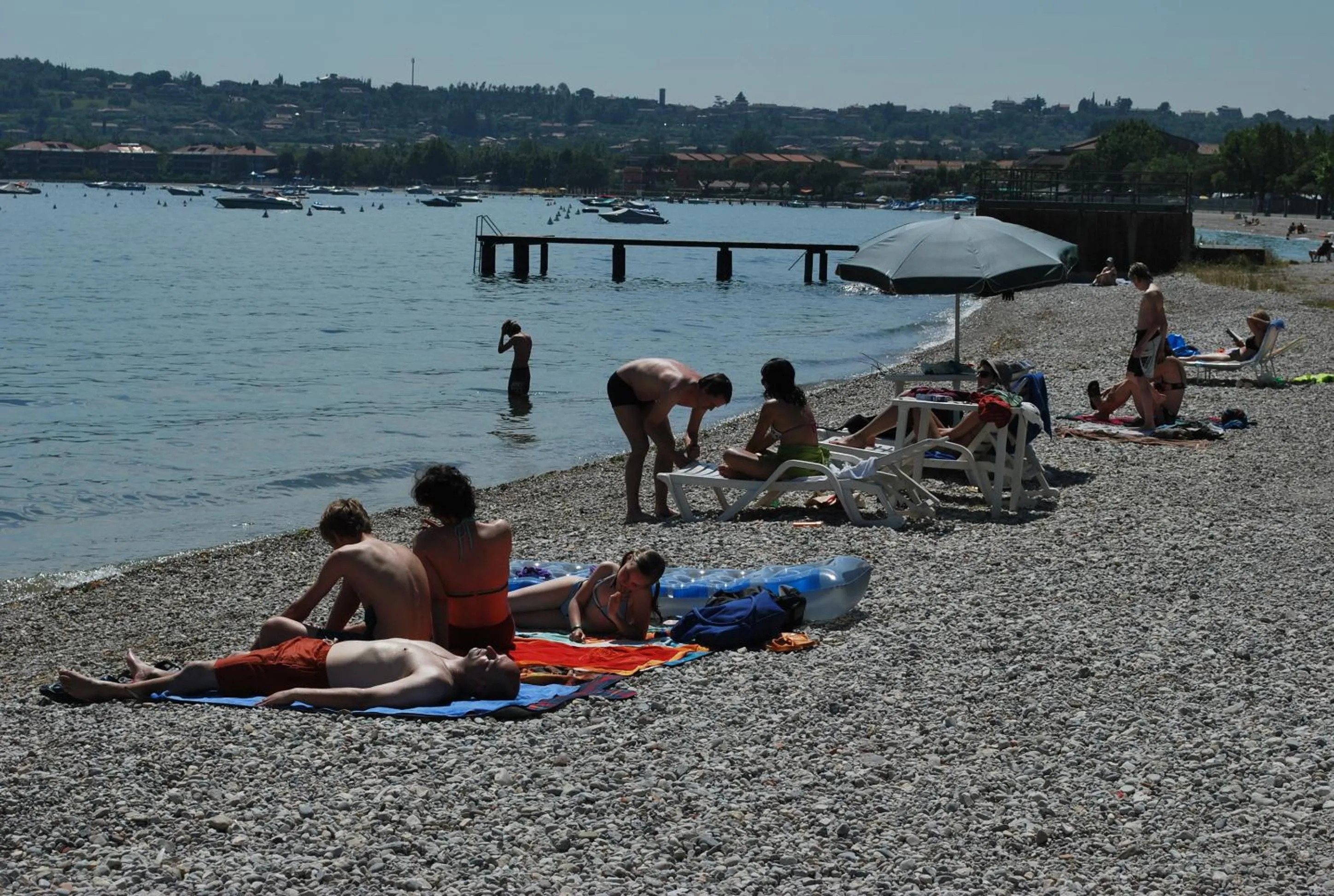 Lake view in Villenpark Sanghen