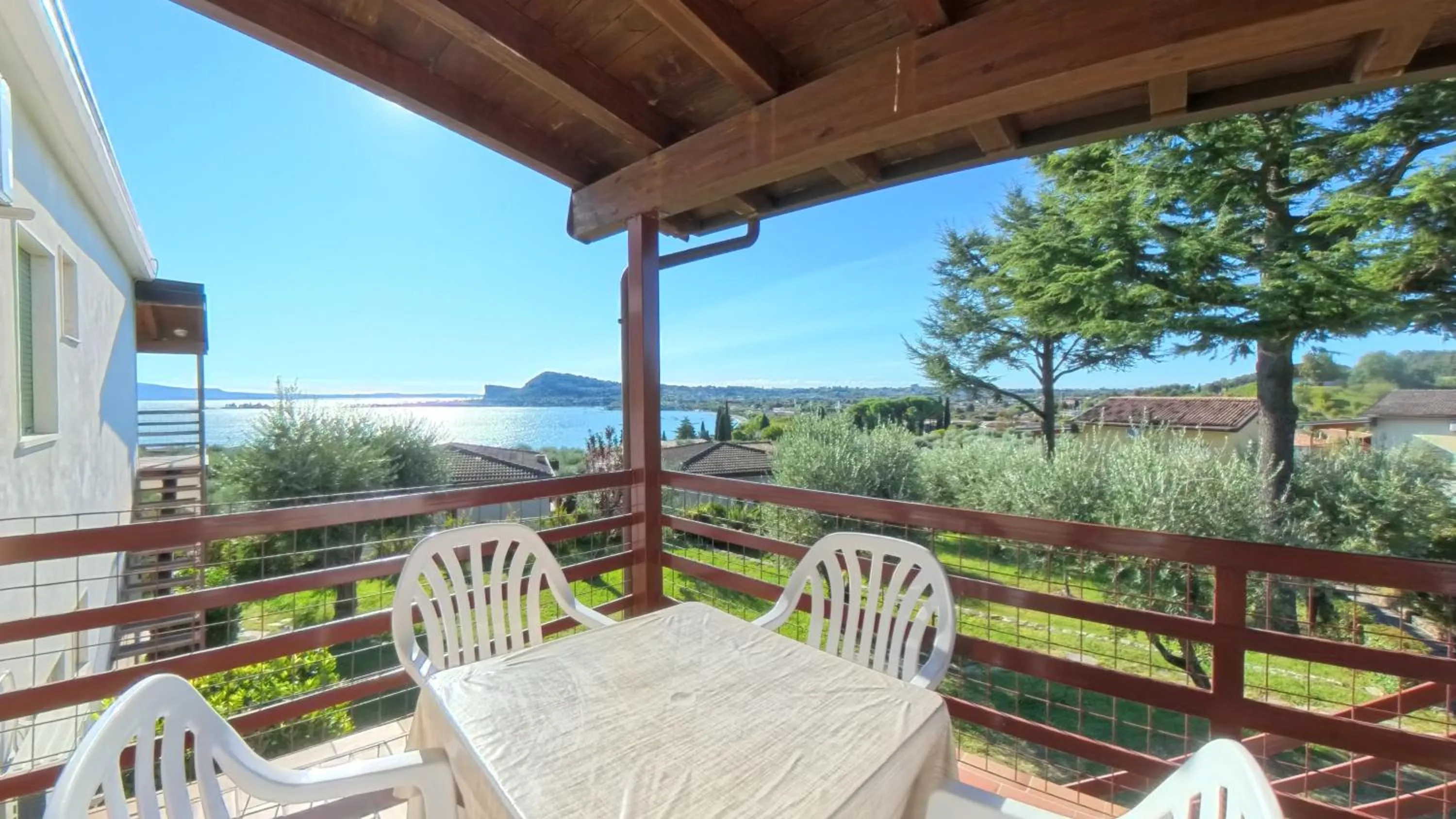 Balcony/Terrace in Villenpark Sanghen