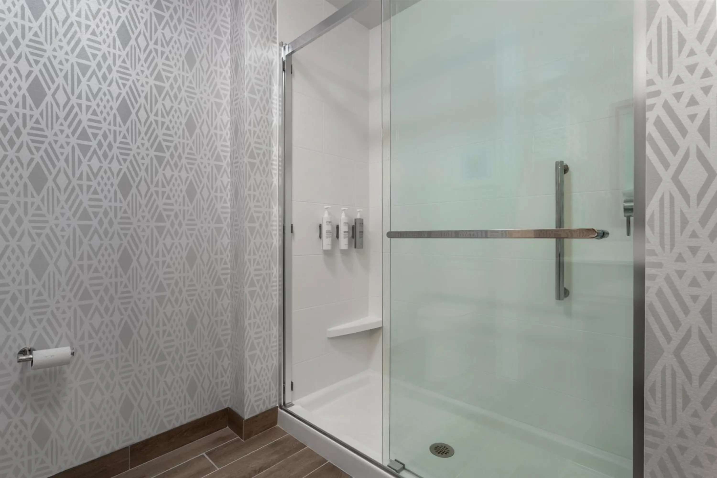 Shower in Hampton Inn & Suites Richmond