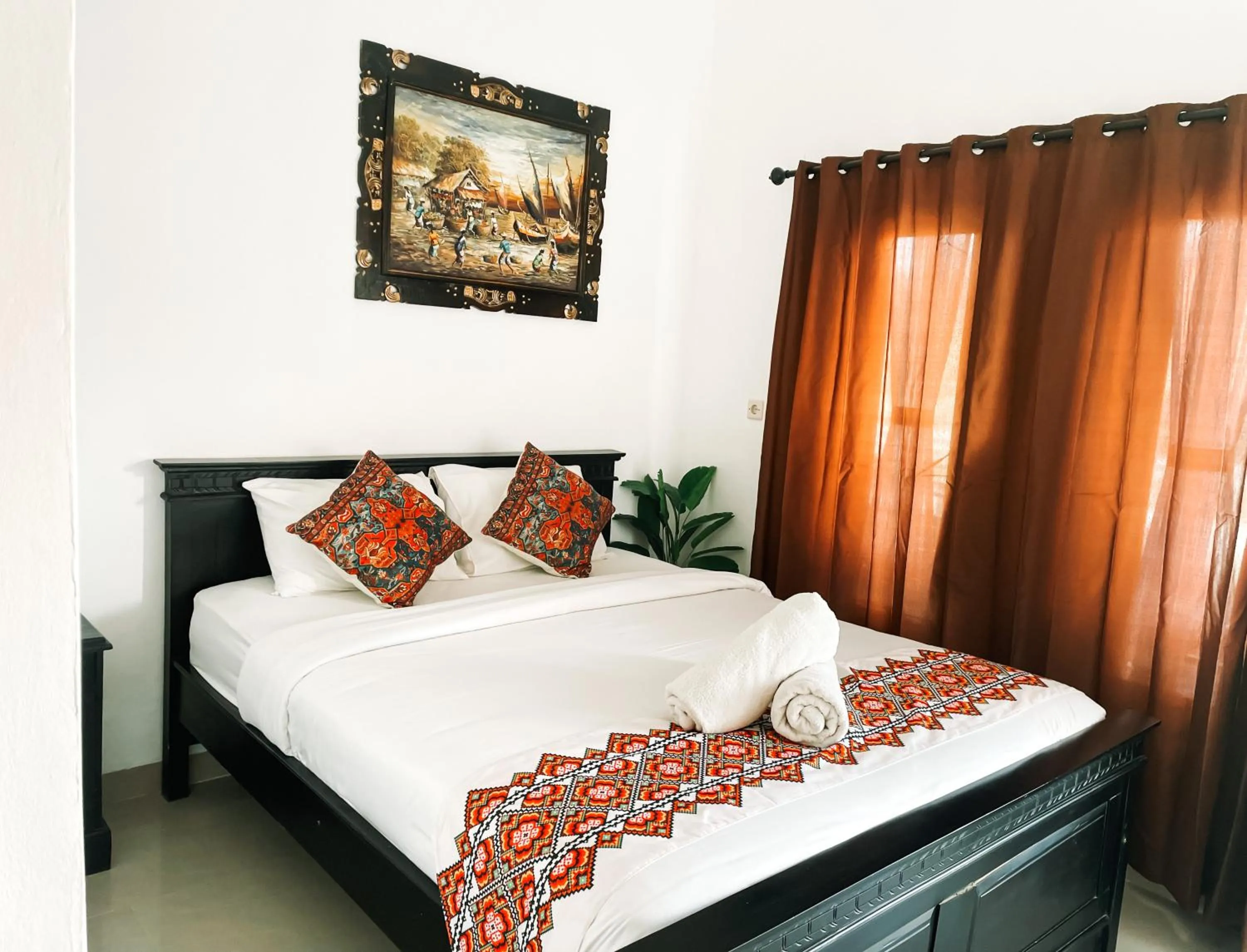 Bed in Nusa Penida Homestay