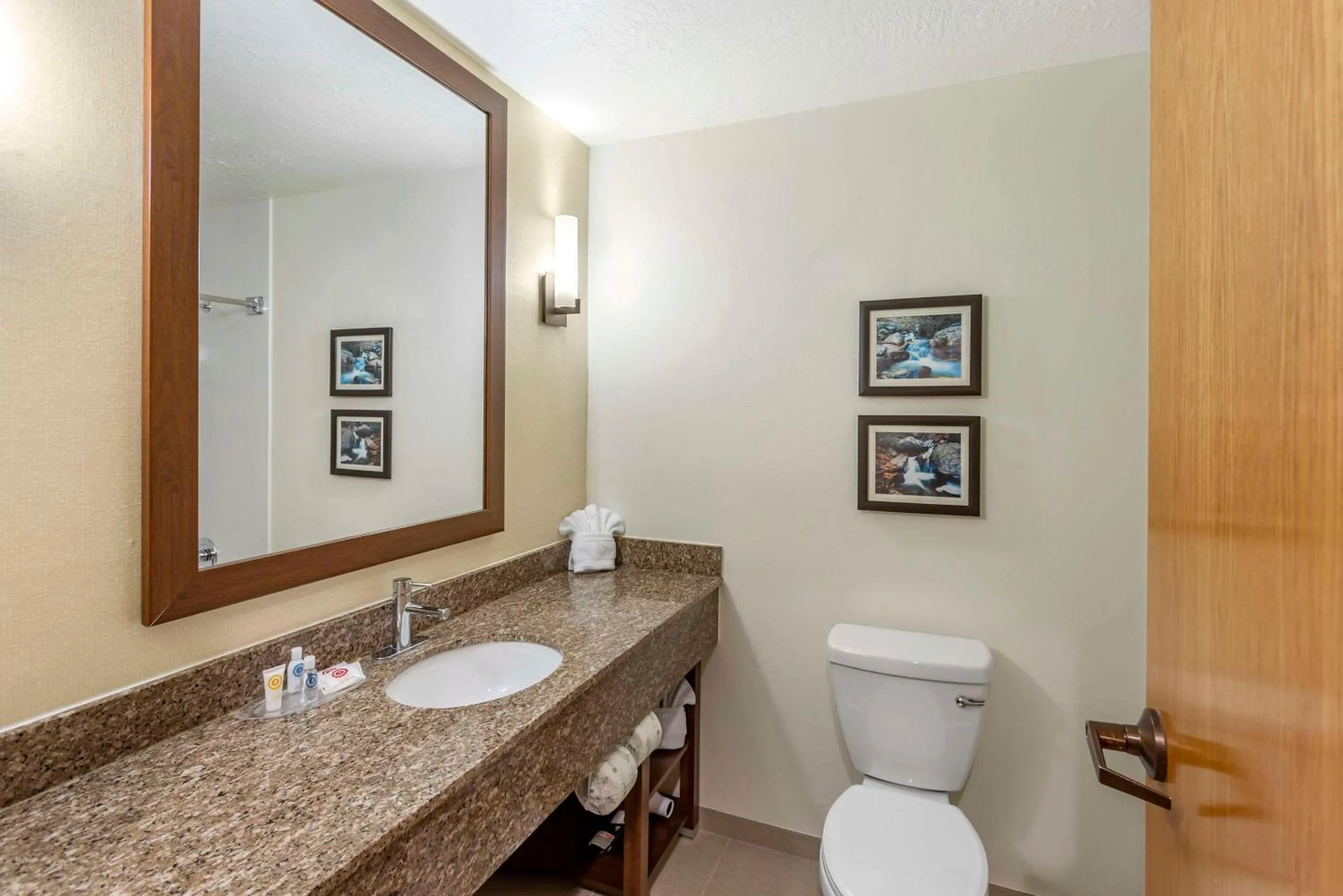 Bedroom in Comfort Suites Ogden Conference Center