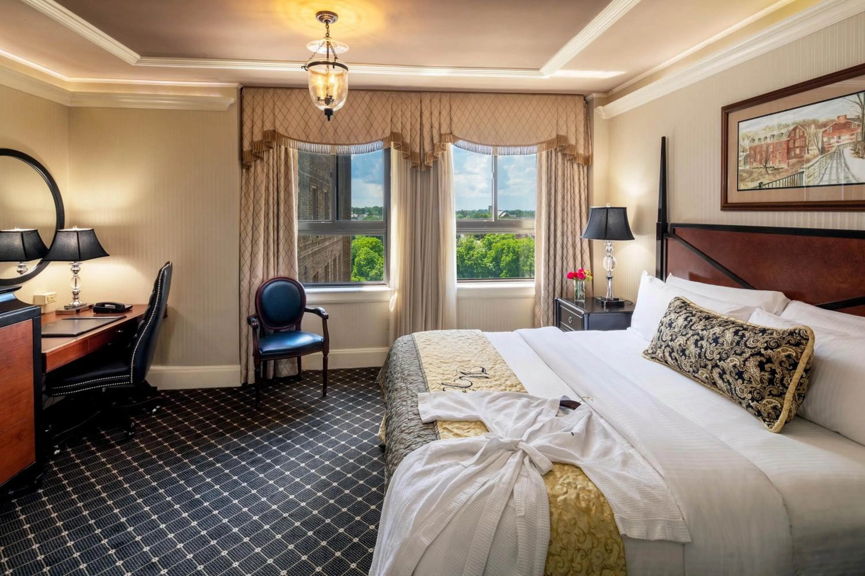 Photo of the whole room, Bed in Historic Hotel Bethlehem