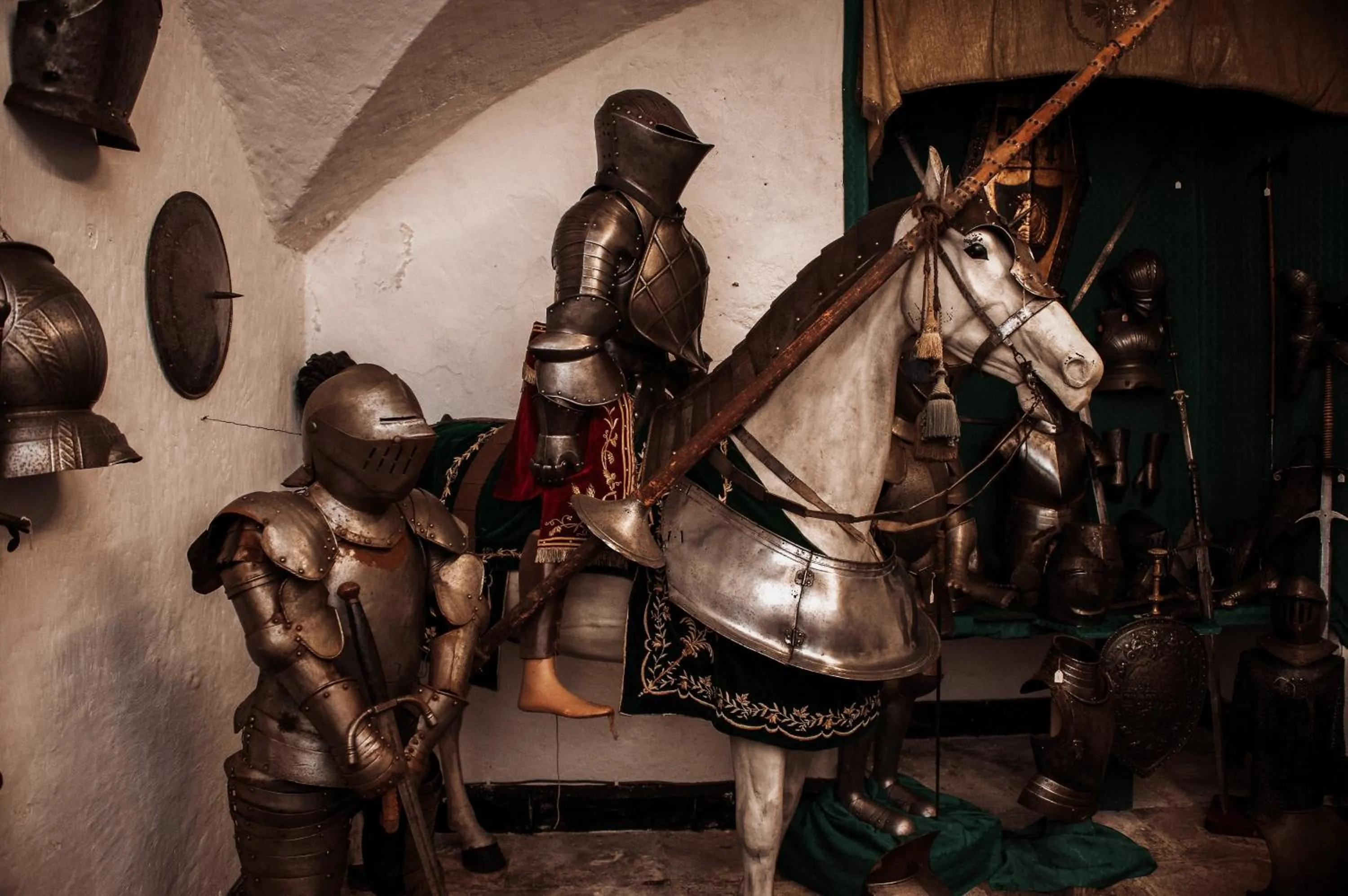 Horse-riding in Belleek Castle, Ballina