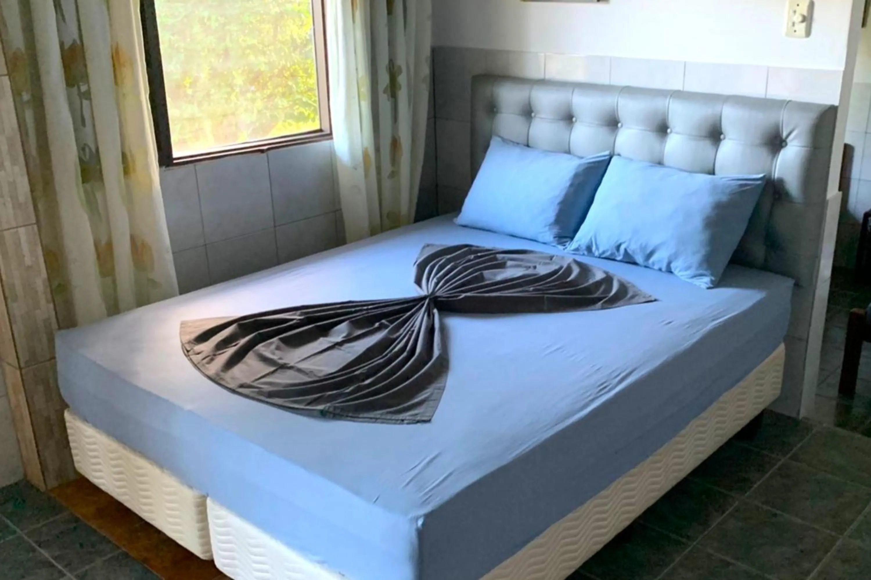 Bed in Hotel Pousada Rancho Fundo