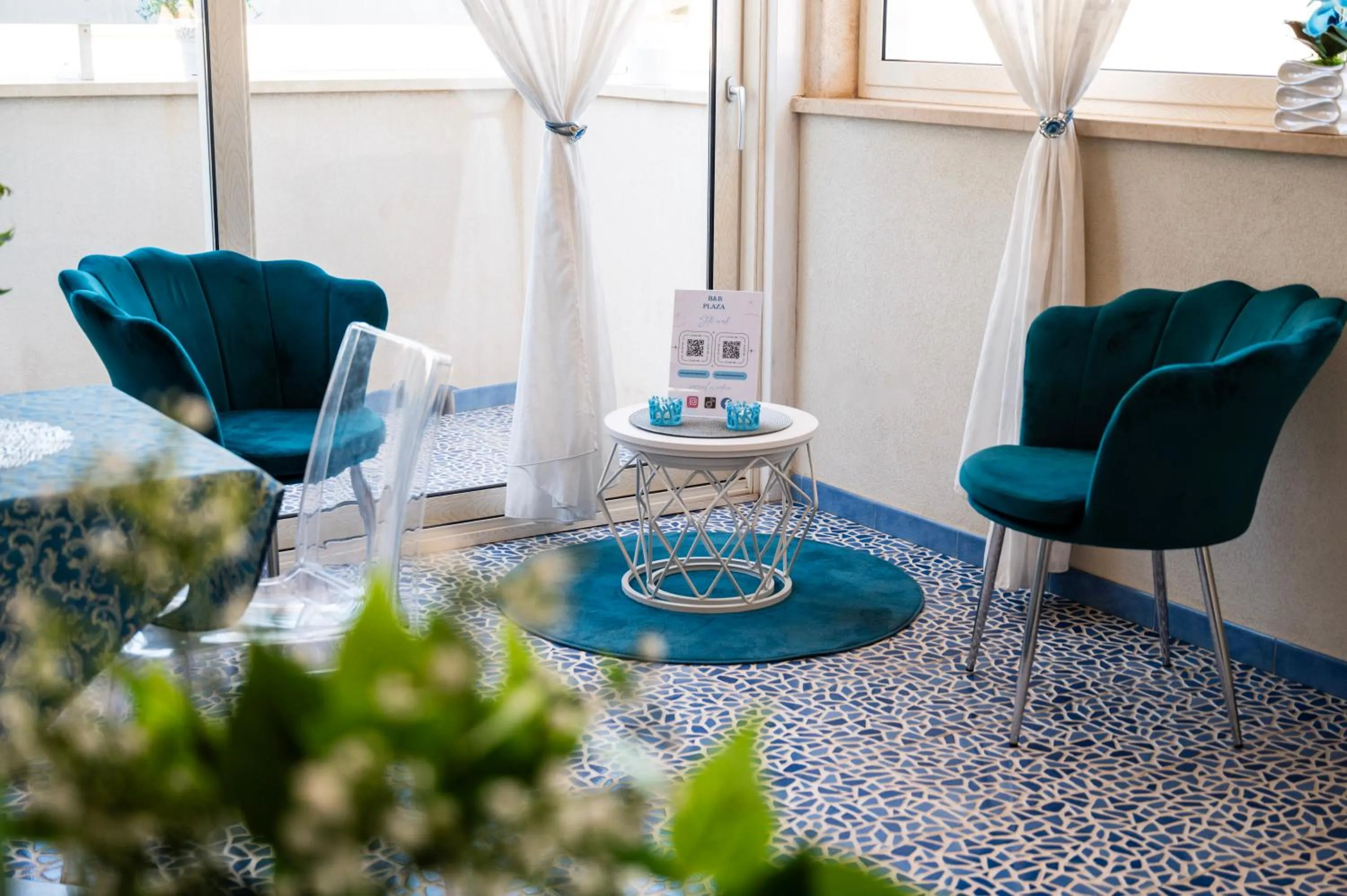 Lounge or bar in B&B PLAZA