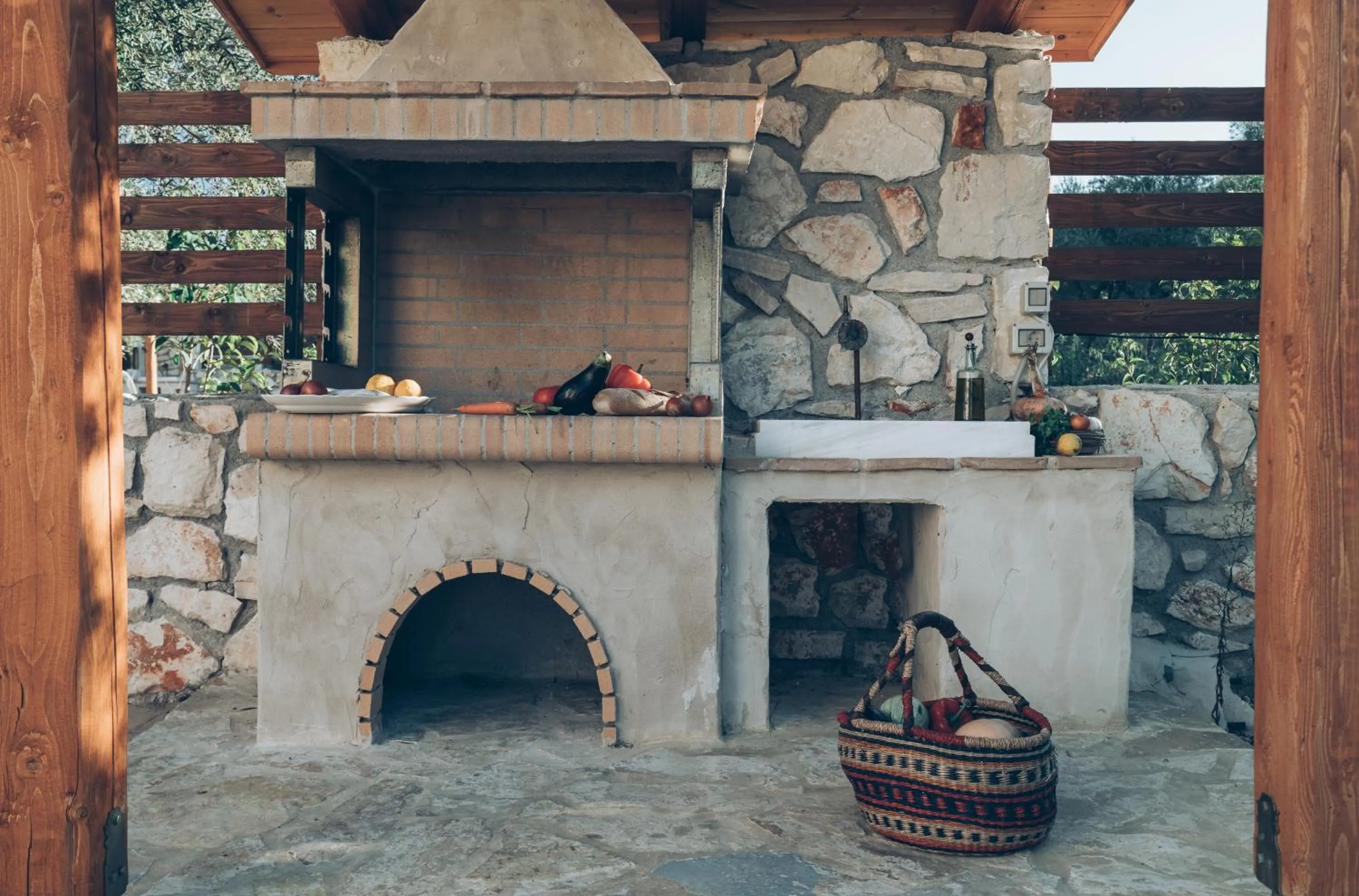 BBQ facilities in Alegria Villas Complex