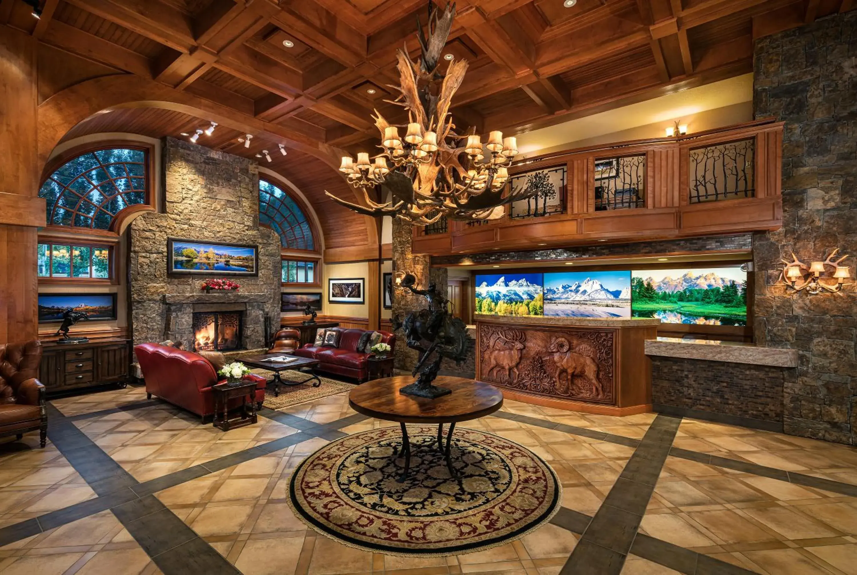 Lobby or reception in Wyoming Inn of Jackson Hole Lobby or reception in Wyoming Inn of Jackson Hole
