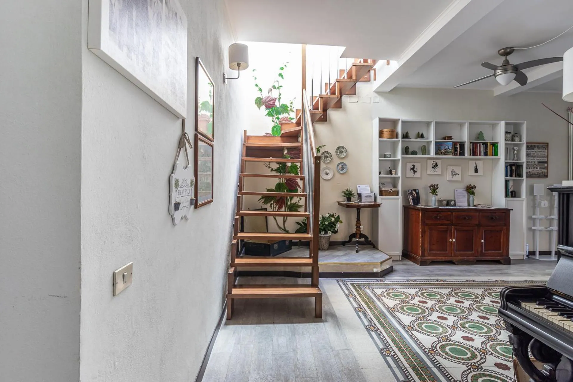 Communal lounge/ TV room in Room & Breakfast Canalino 21