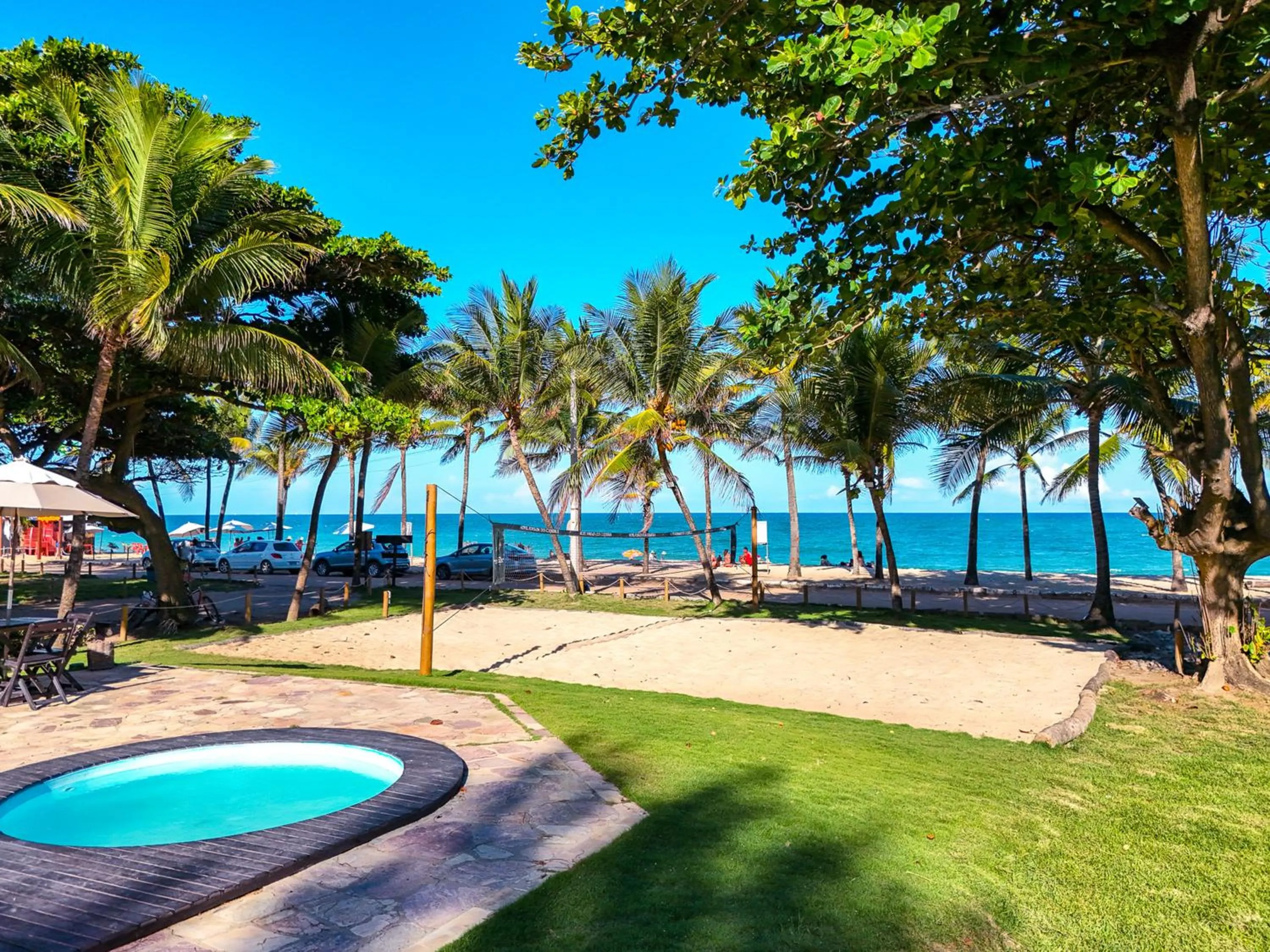 Tennis court in Pousada dos Coqueiros