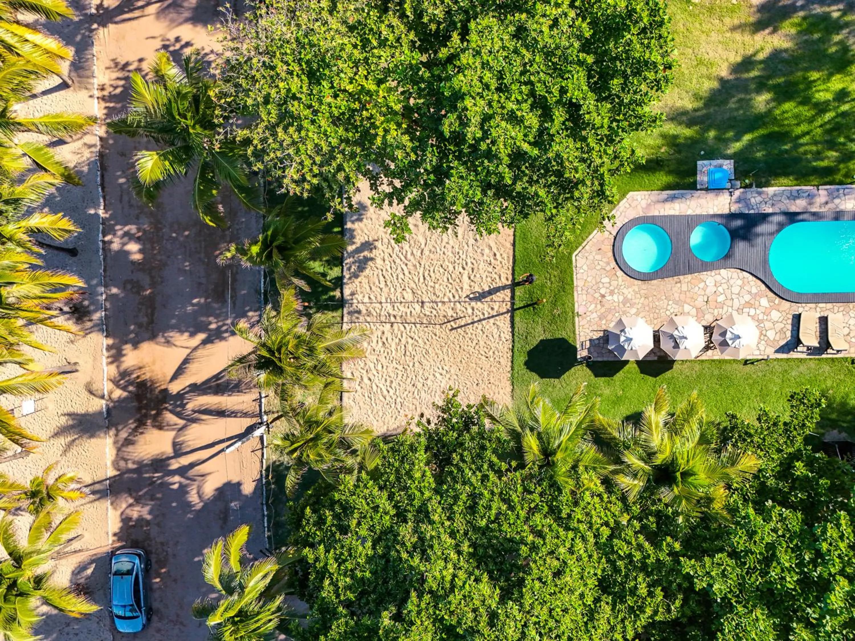 Bird's eye view in Pousada dos Coqueiros
